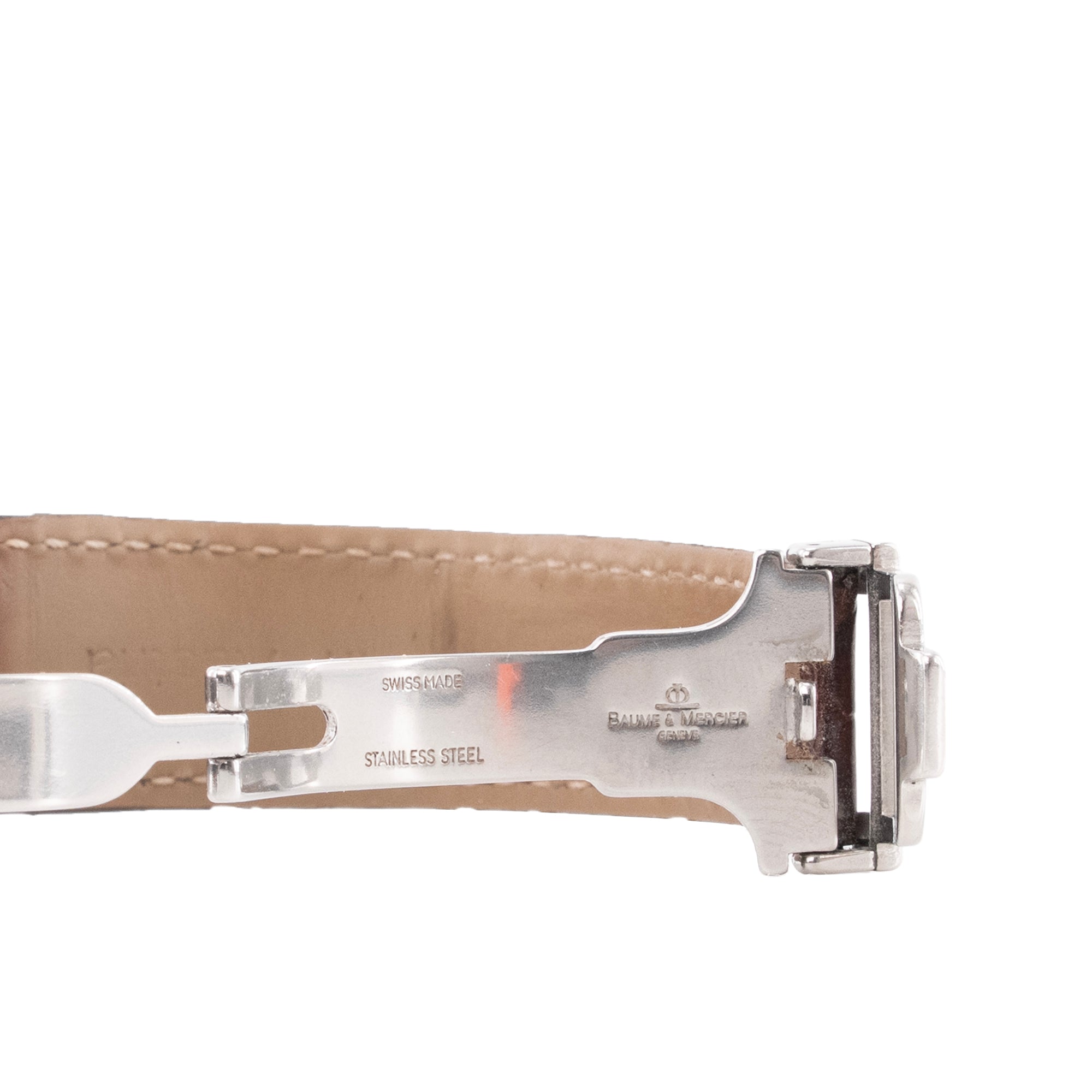 BAUME & MERCIER - Montre Wristwatch Hampton Baume & Mercier en métal argenté