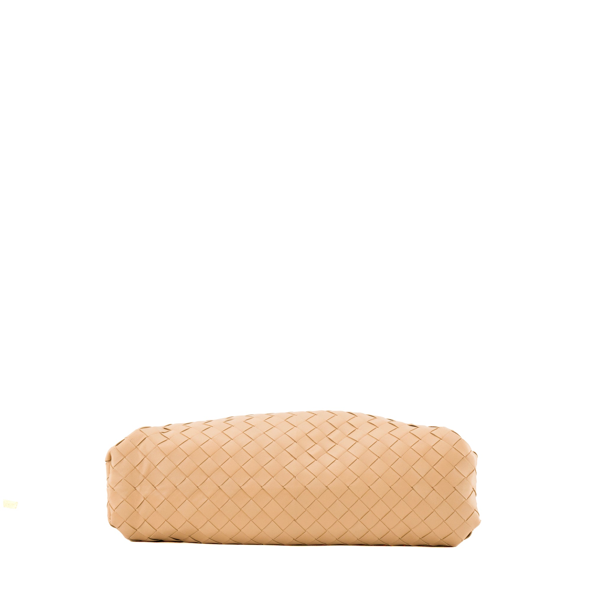 BOTTEGA VENETA - Pochette Pouch Bottega Veneta en cuir intrecciato beige