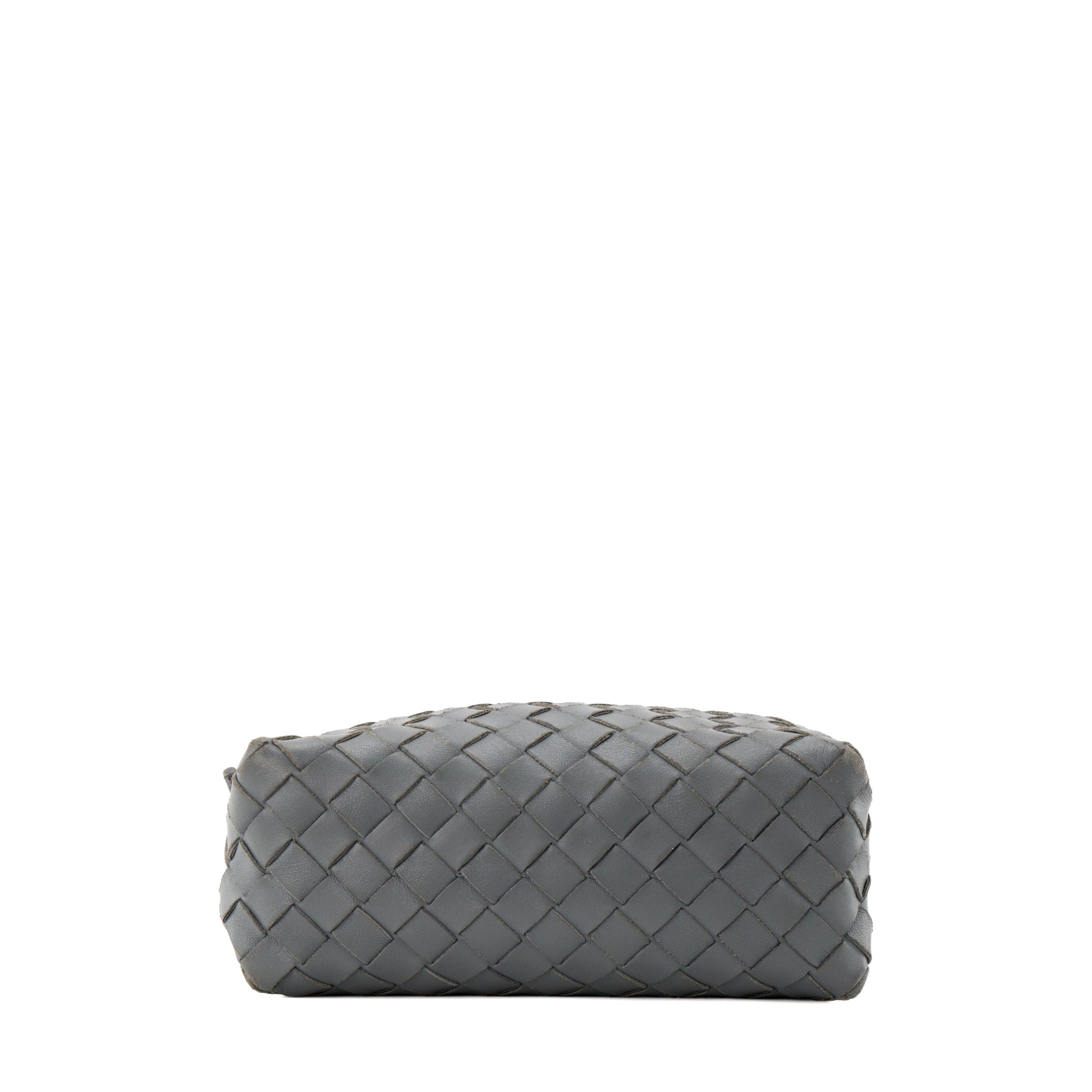 BOTTEGA VENETA - Sac à bandoulière Loop Bottega Veneta en cuir intrecciato gris