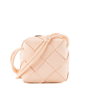 BOTTEGA VENETA - Beige Intrecciato Leather Shoulder Bag
