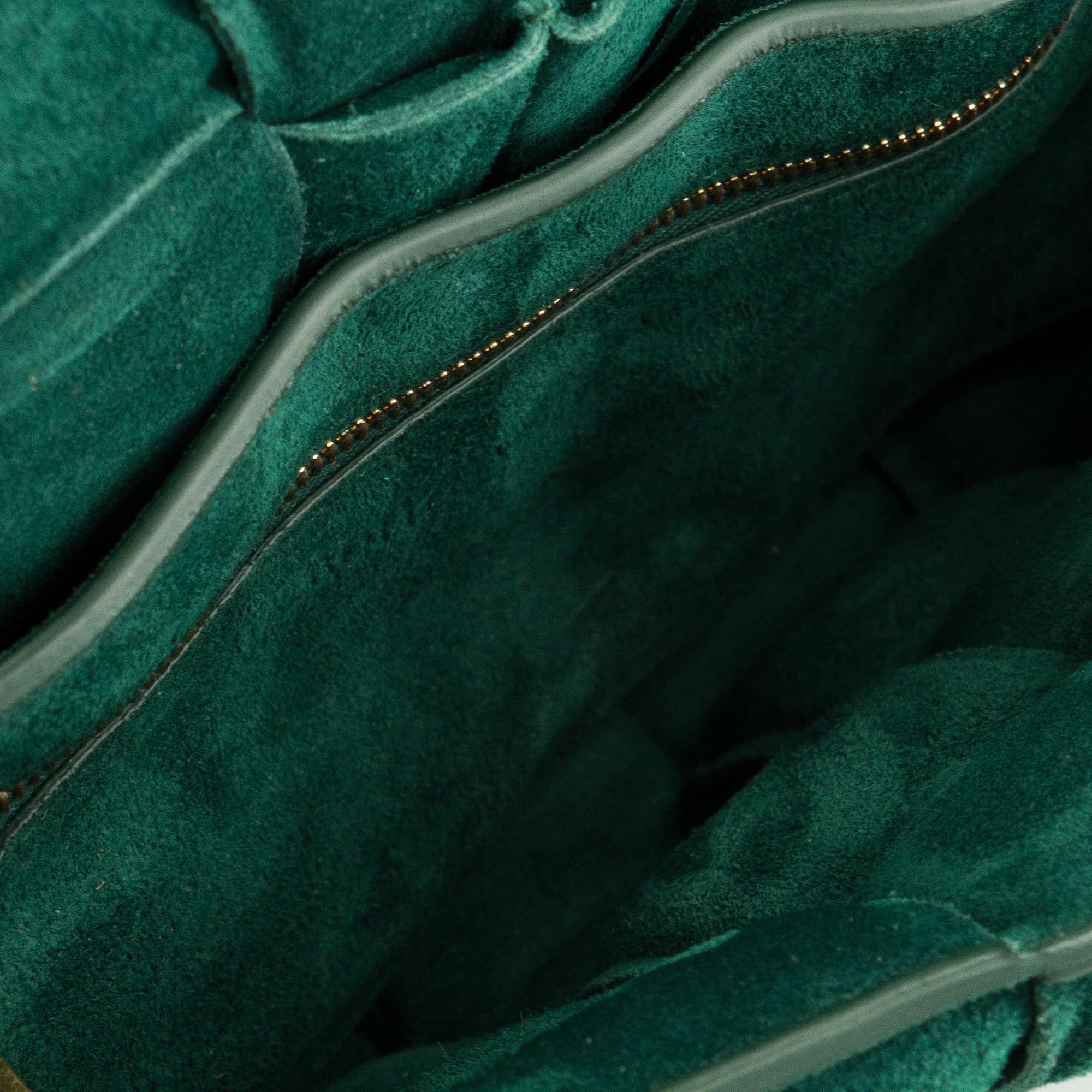 BOTTEGA VENETA - Sac à bandoulière Chain Cassette Bottega Veneta en daim vert
