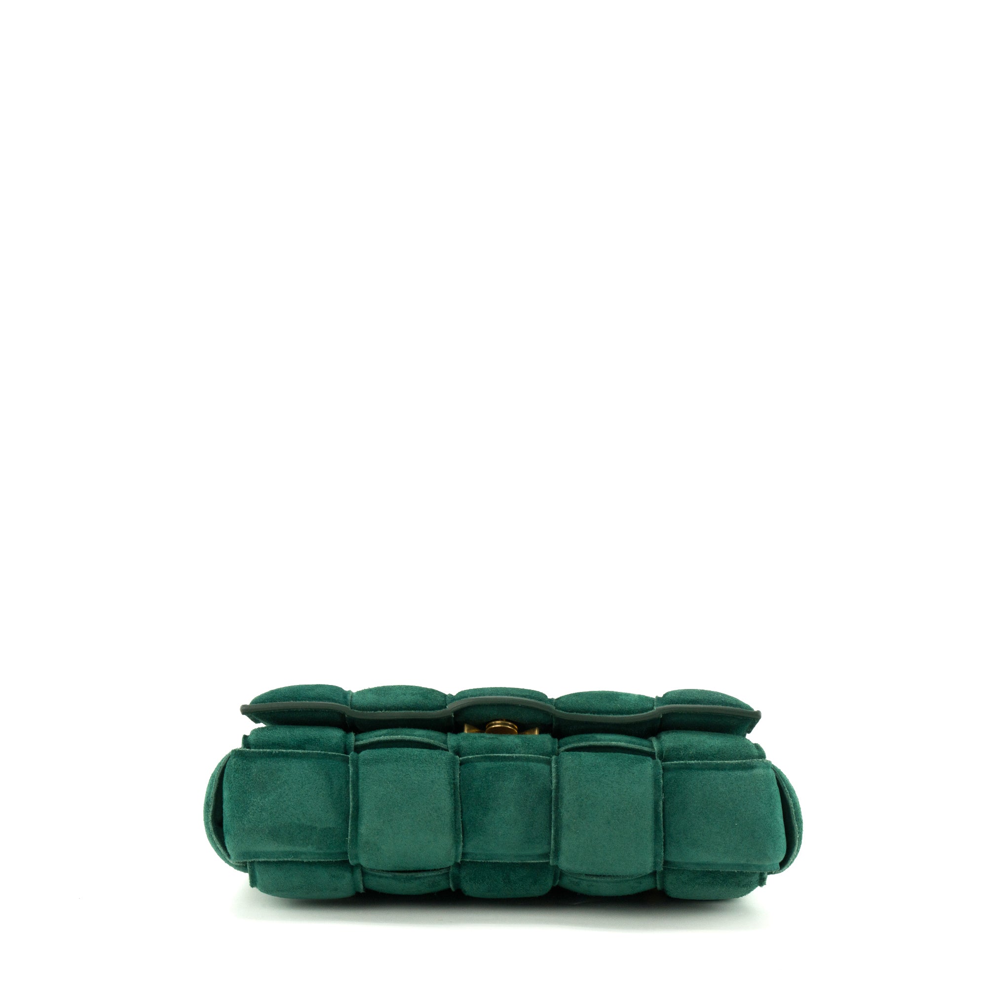 BOTTEGA VENETA - Sac à bandoulière Chain Cassette Bottega Veneta en daim vert