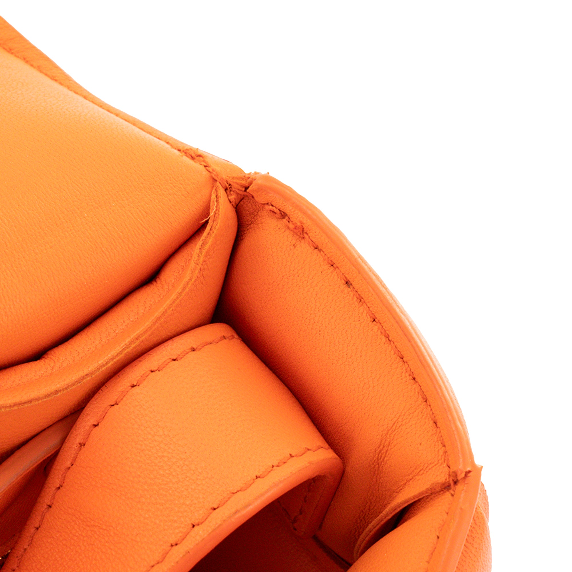 BOTTEGA VENETA - Sac à bandoulière Padded Cassette Bottega Veneta en cuir orange