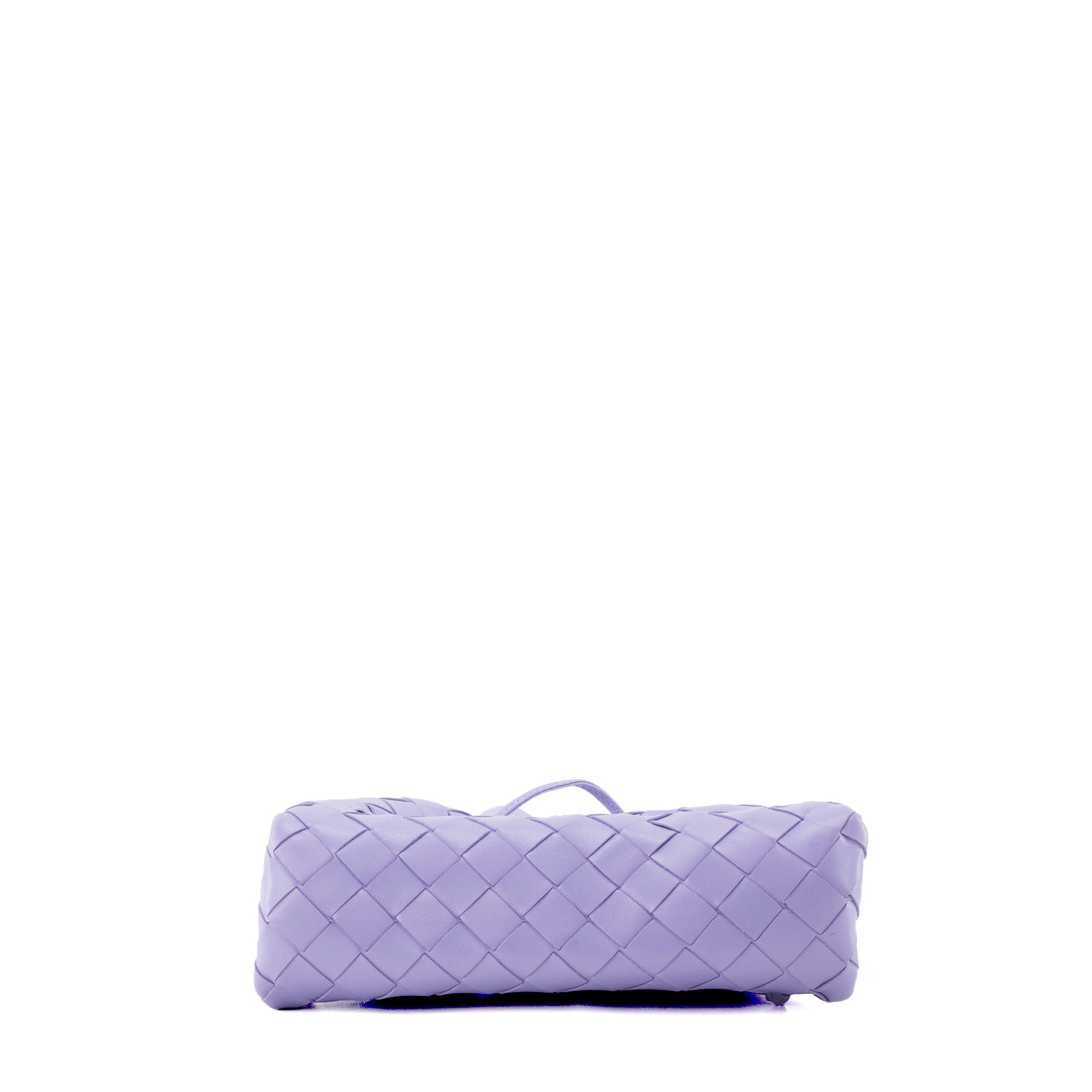 BOTTEGA VENETA - Sac à bandoulière Pouch Mini Bottega Veneta en cuir intrecciato violet
