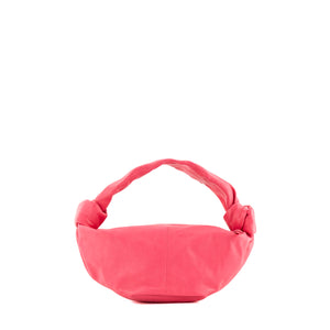 BOTTEGA VENETA - Sac à épaule Double Knot Bottega Veneta en cuir lisse rose