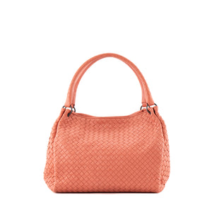 BOTTEGA VENETA - Sac à main Guarda Bottega Veneta en cuir corail