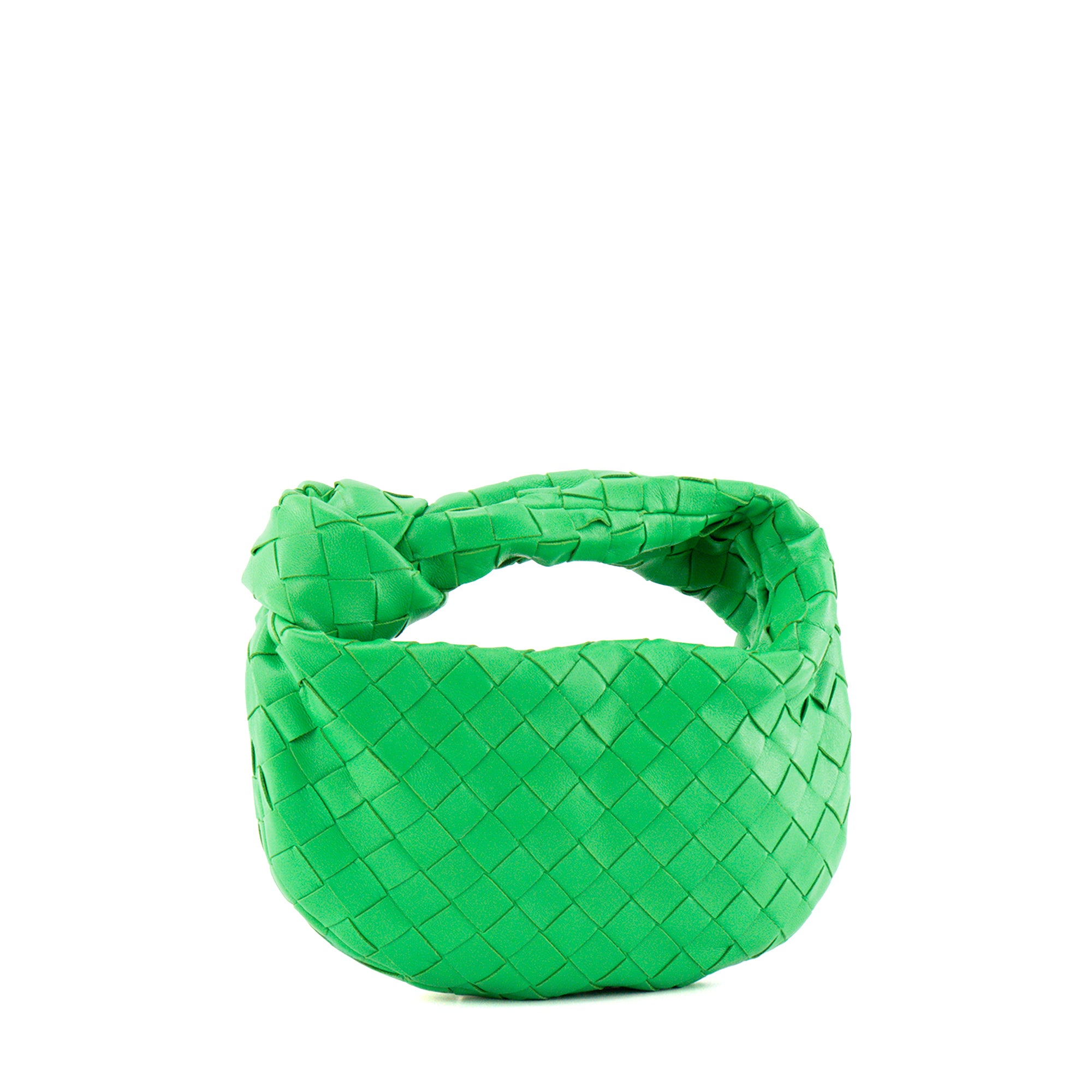 BOTTEGA VENETA - Sac à main Jodie Mini Bottega Veneta en cuir Intrecciato vert