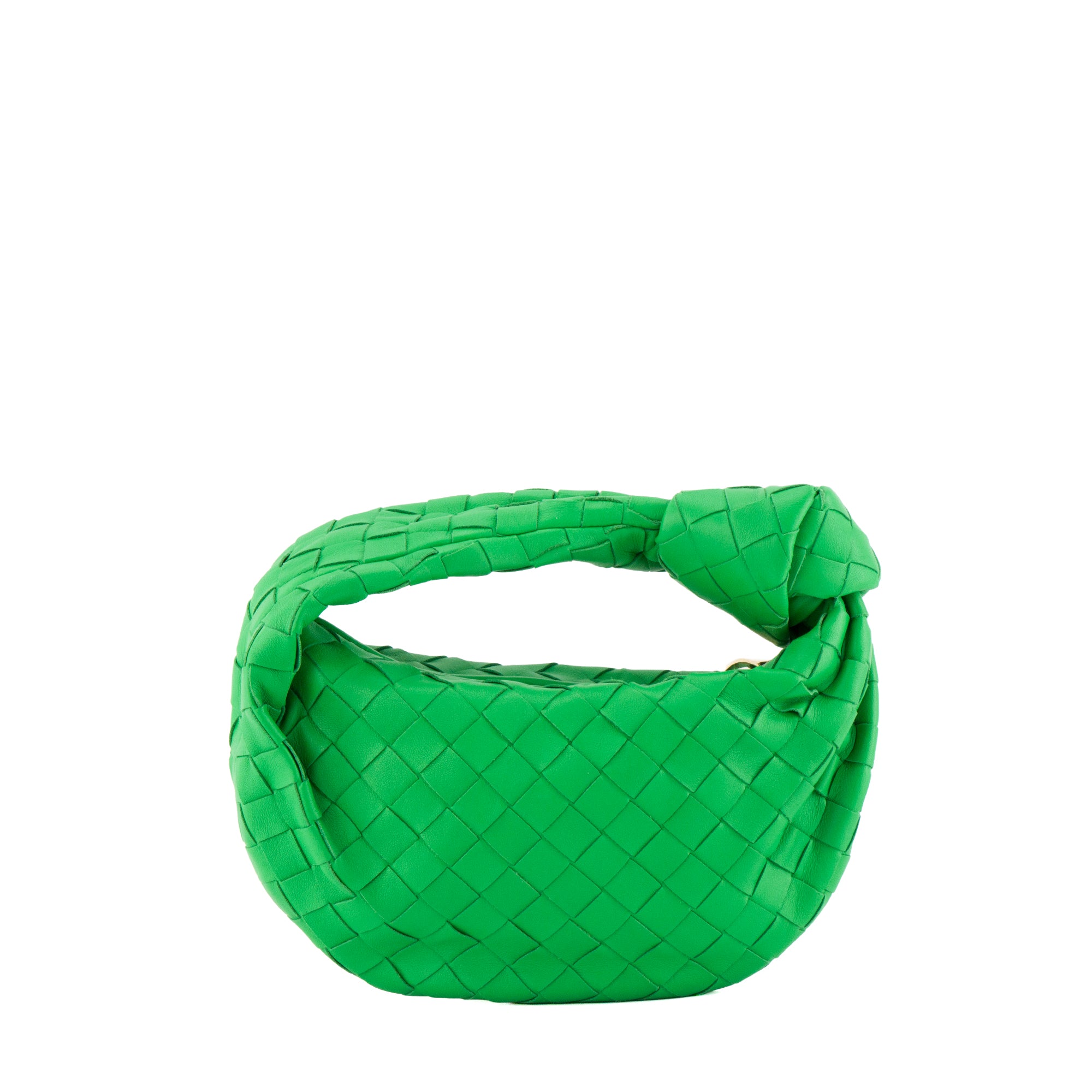 BOTTEGA VENETA - Sac à main Jodie mini Bottega Veneta en cuir vert