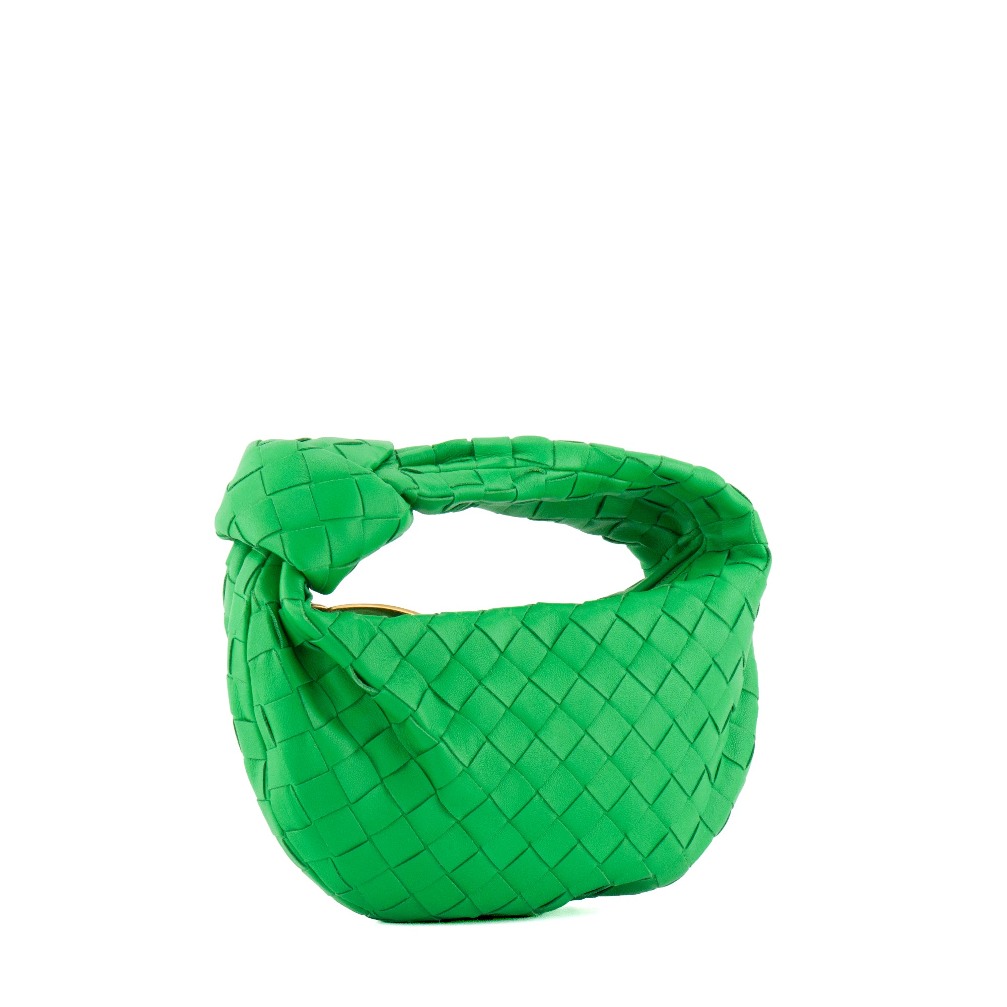 BOTTEGA VENETA - Sac à main Jodie mini Bottega Veneta en cuir vert