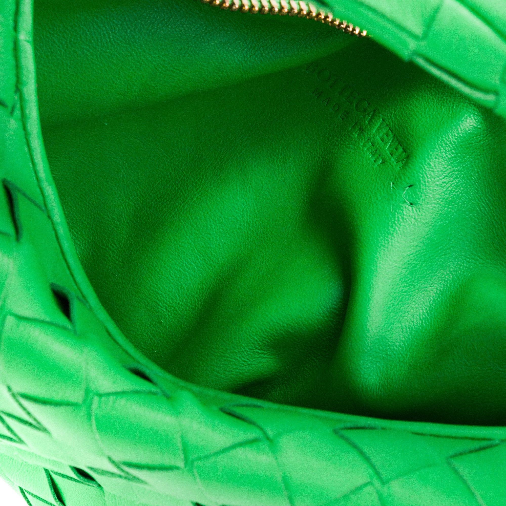 BOTTEGA VENETA - Sac à main Jodie mini Bottega Veneta en cuir vert