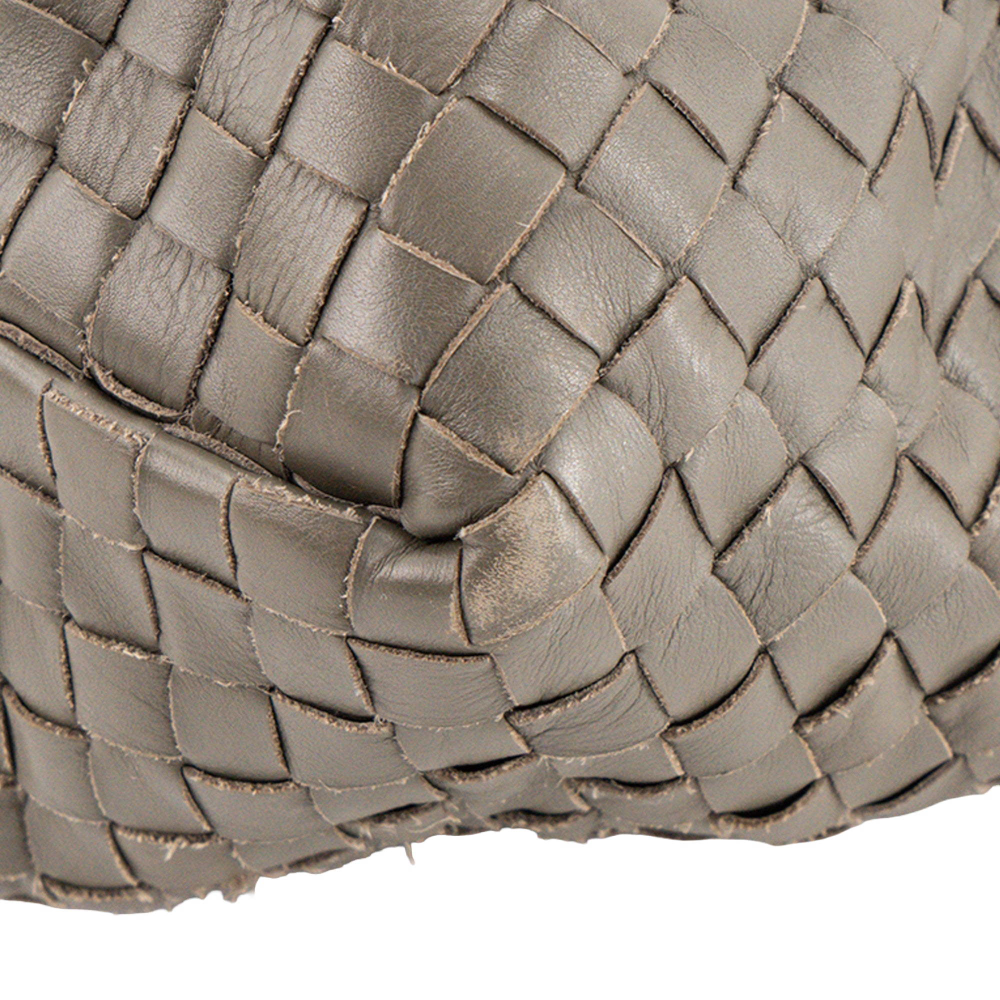 BOTTEGA VENETA - Sac Cabas Roma Bottega Veneta en cuir intrecciato kaki