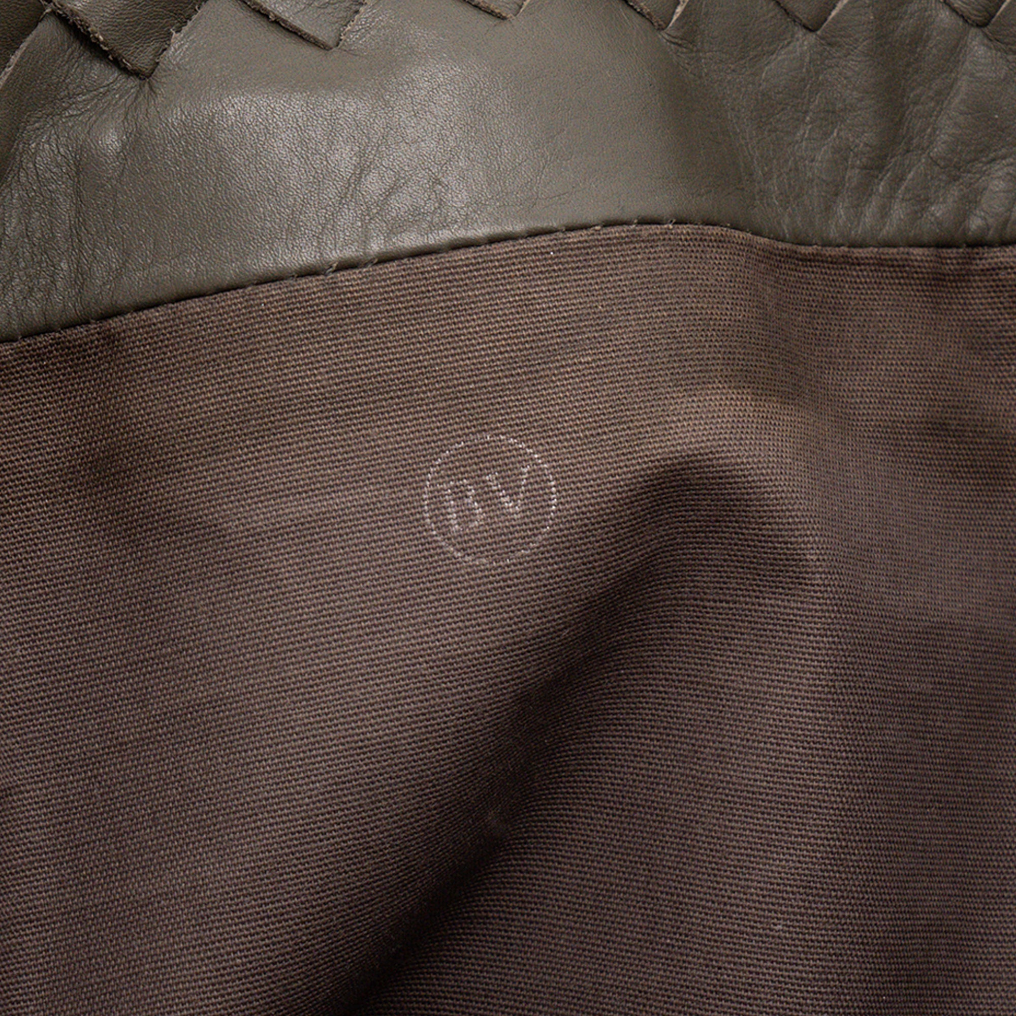 BOTTEGA VENETA - Sac Cabas Roma Bottega Veneta en cuir intrecciato kaki
