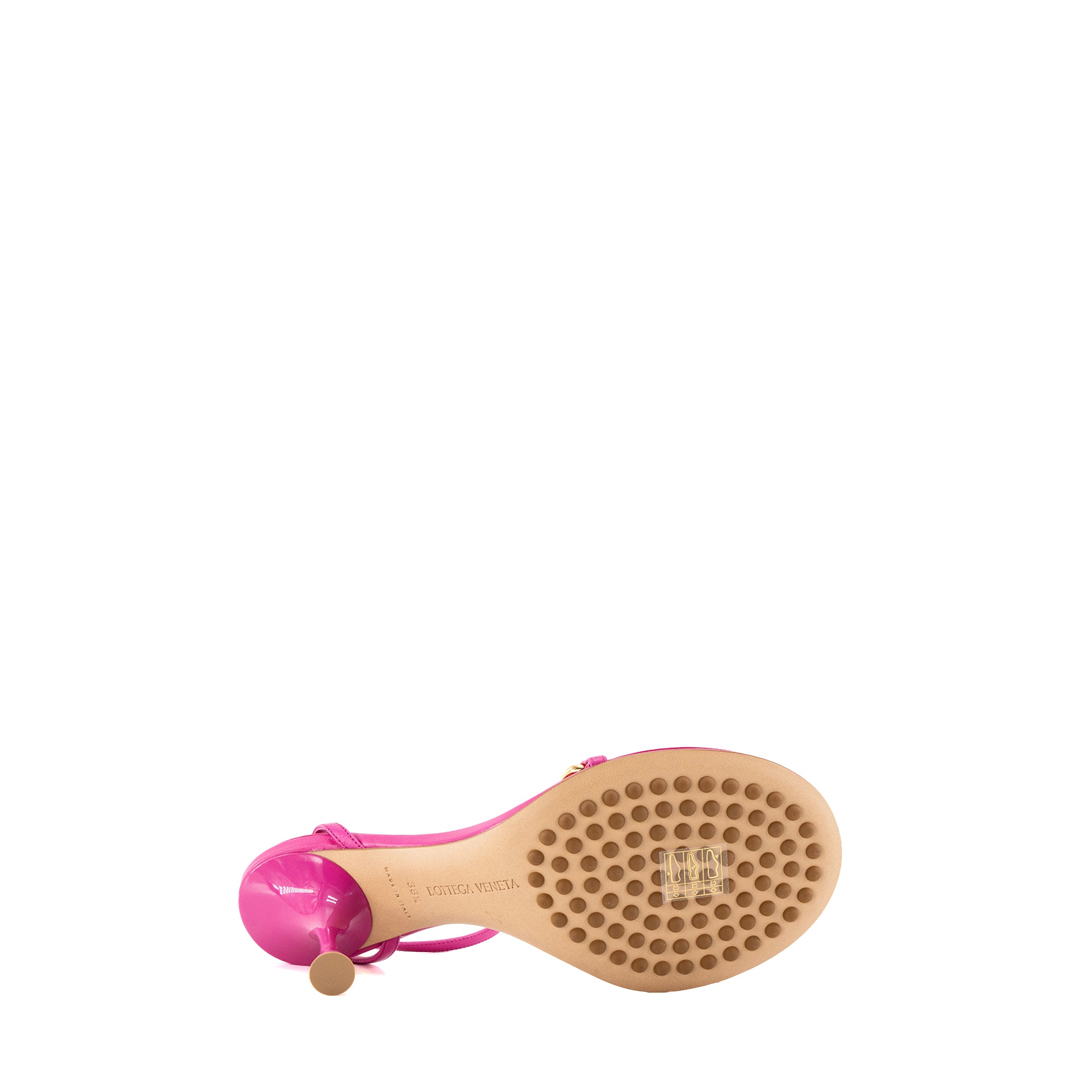 BOTTEGA VENETA - Dot hollyhock heeled sandals