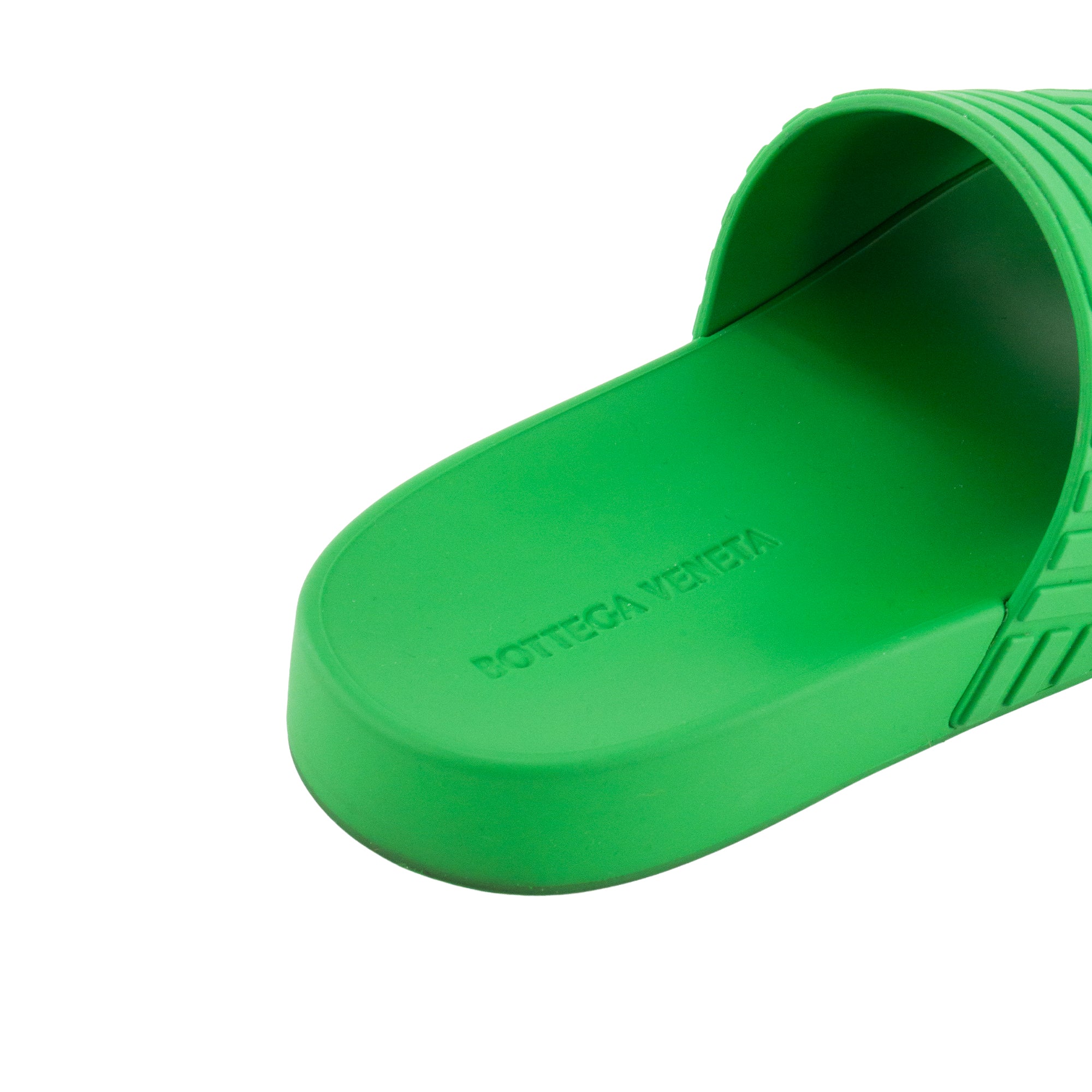 BOTTEGA VENETA - Sandales Bottega Veneta en caoutchouc vert (T40)