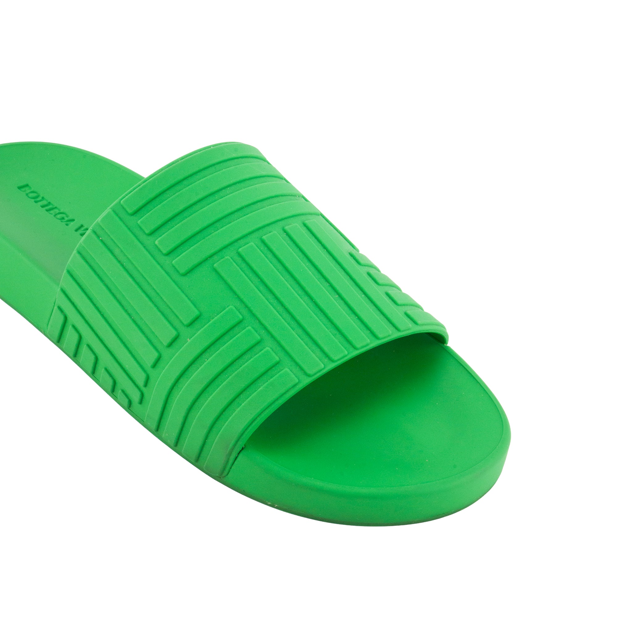 BOTTEGA VENETA - Sandales Bottega Veneta en caoutchouc vert (T40)