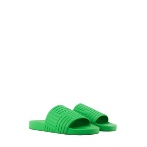 BOTTEGA VENETA - Sandales Bottega Veneta en caoutchouc vert (T40)