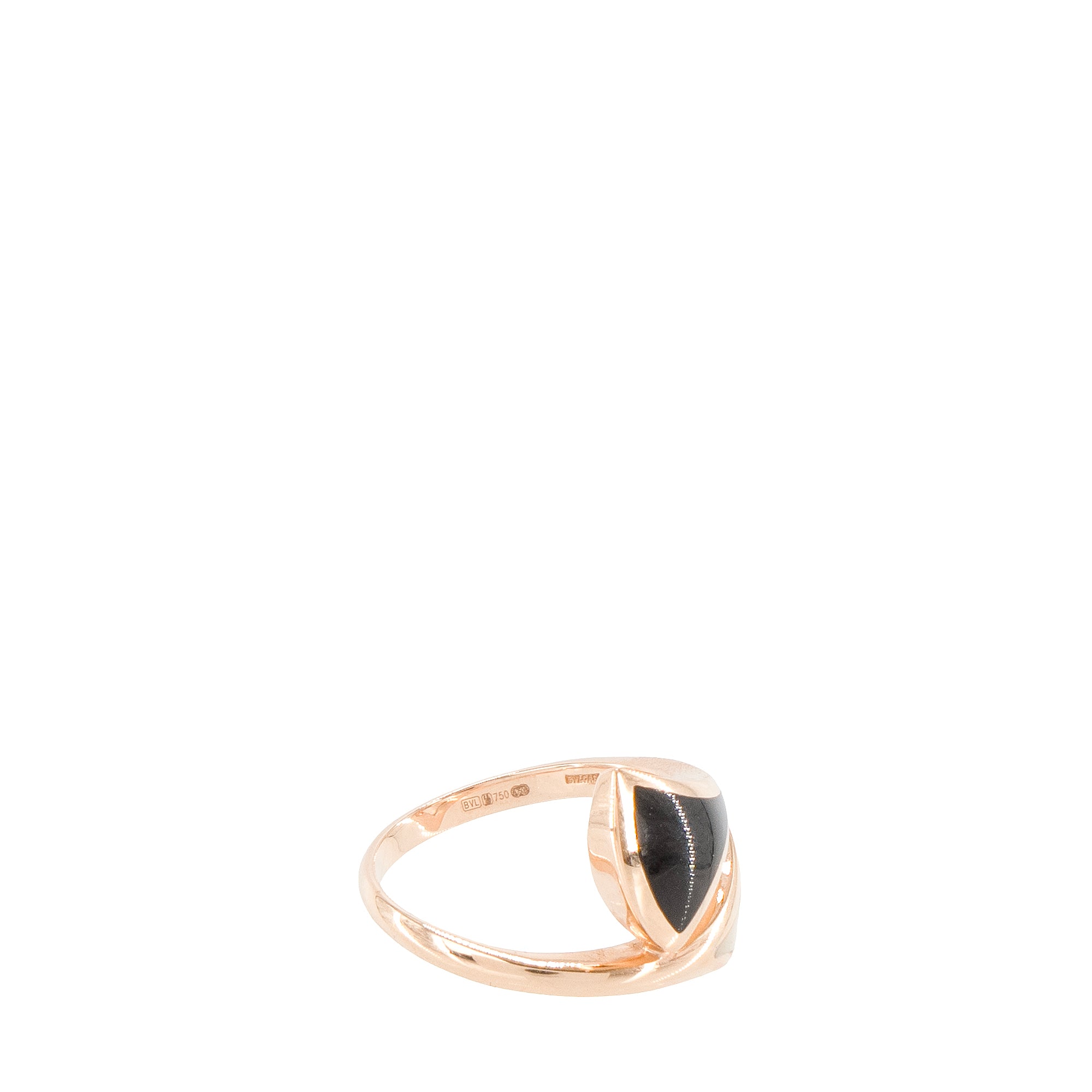 BULGARI - Bague Divas' Dream en or rose et nacre (T54)