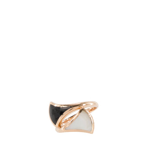 BULGARI - Bague Divas' Dream en or rose et nacre (T54)