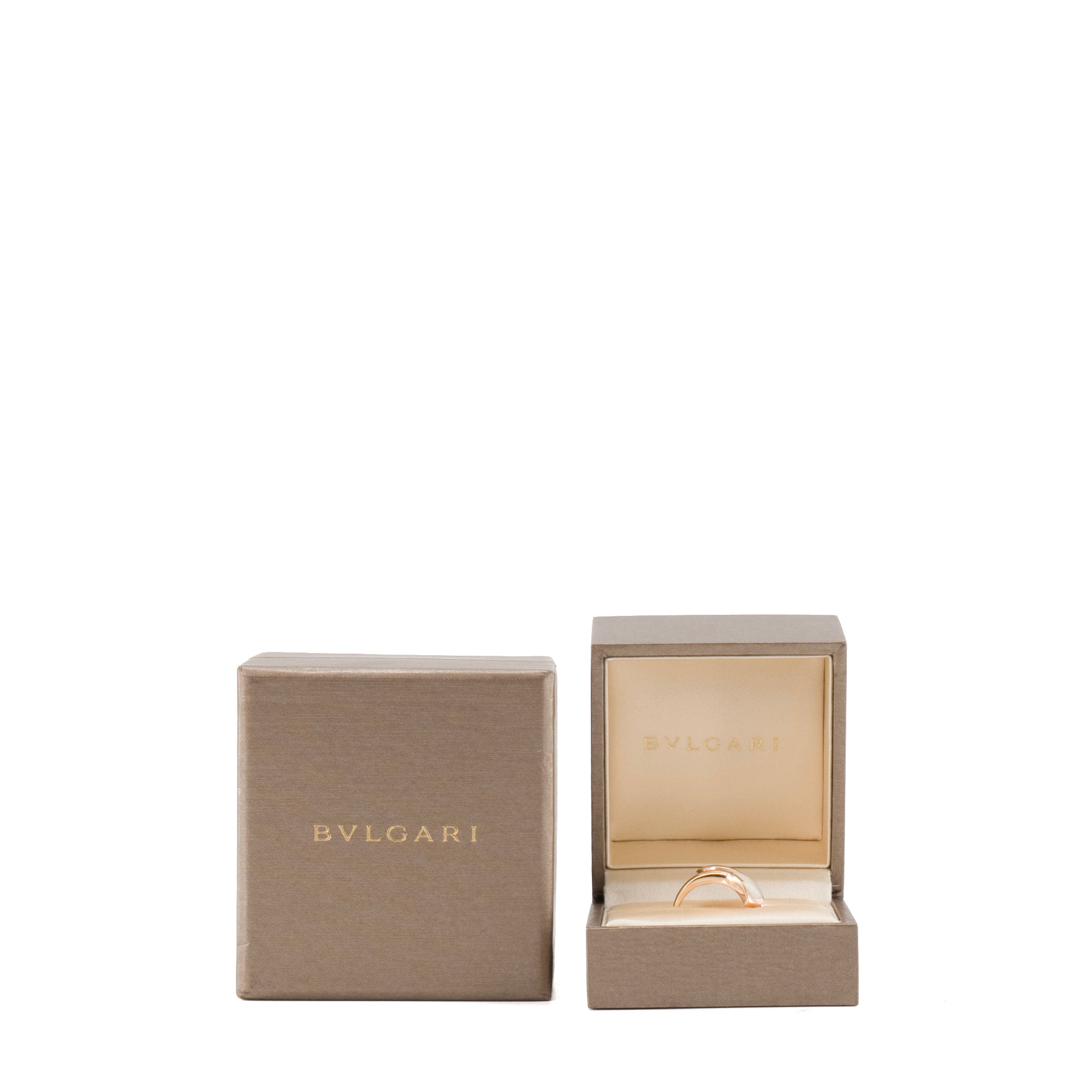 BULGARI - Bague Divas' Dream en or rose et nacre (T54)