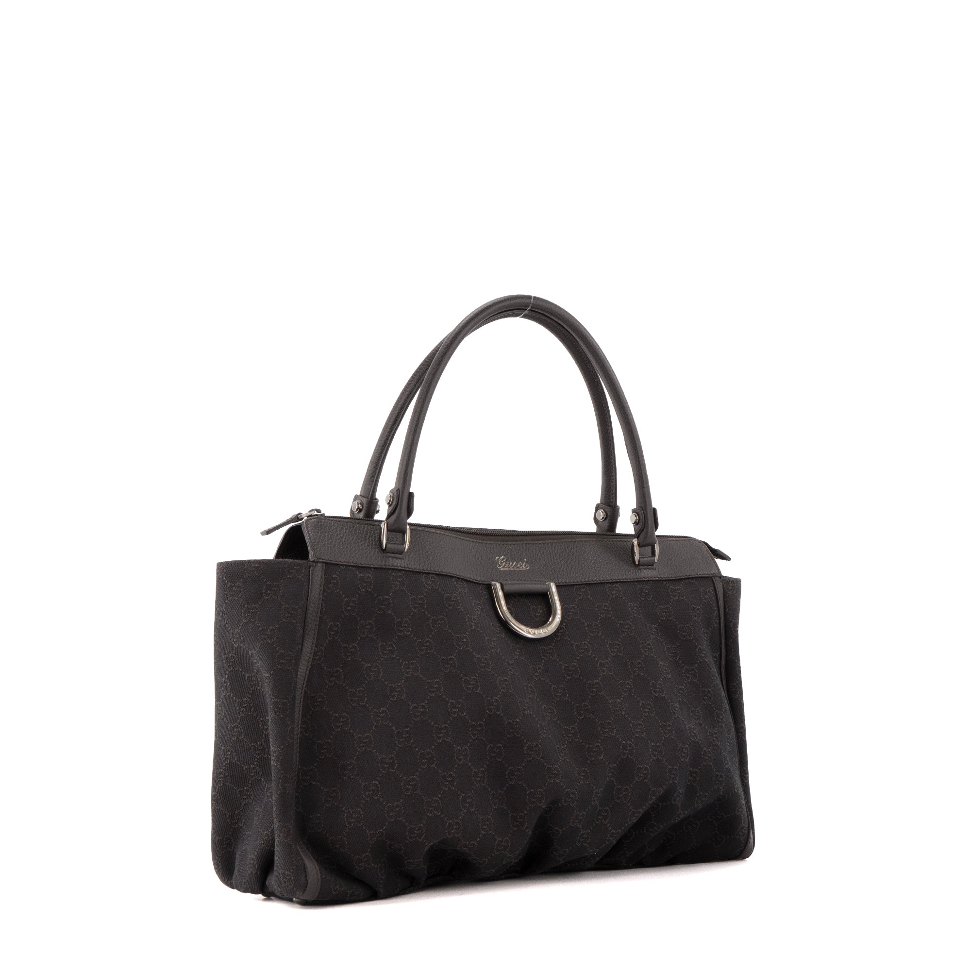 GUCCI - Sac cabas Abbey Gucci en toile monogrammée vintage