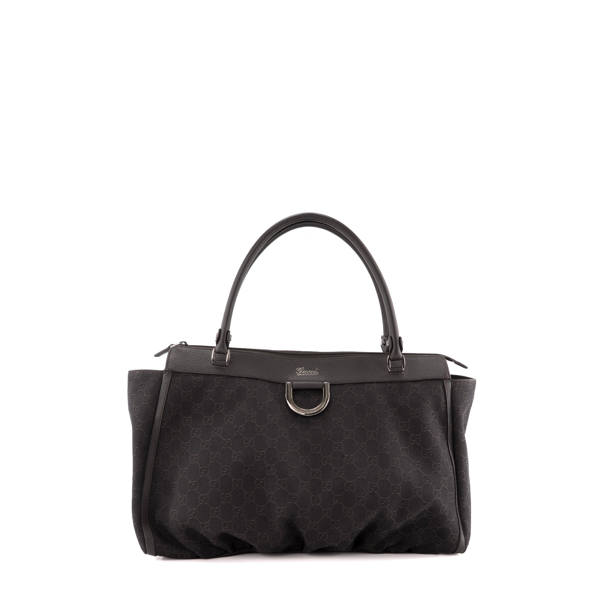 GUCCI - Sac cabas Abbey Gucci en toile monogrammée vintage