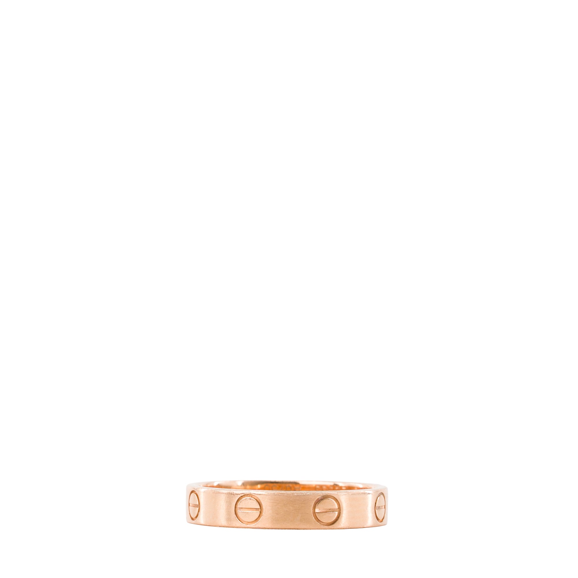 CARTIER - Bague Love PM Cartier en or rose (T53)