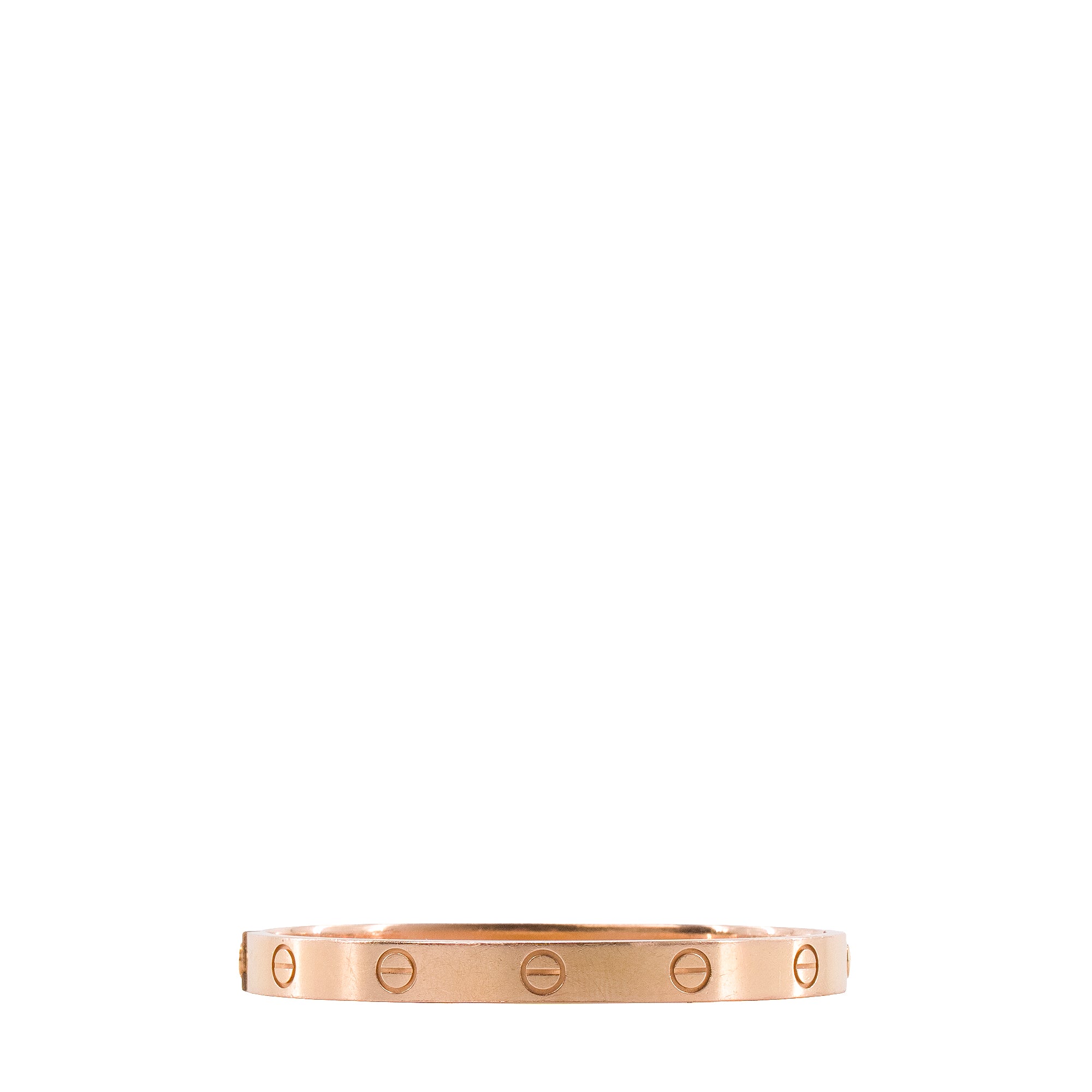 CARTIER - Bracelet Love Cartier en or rose (T17)