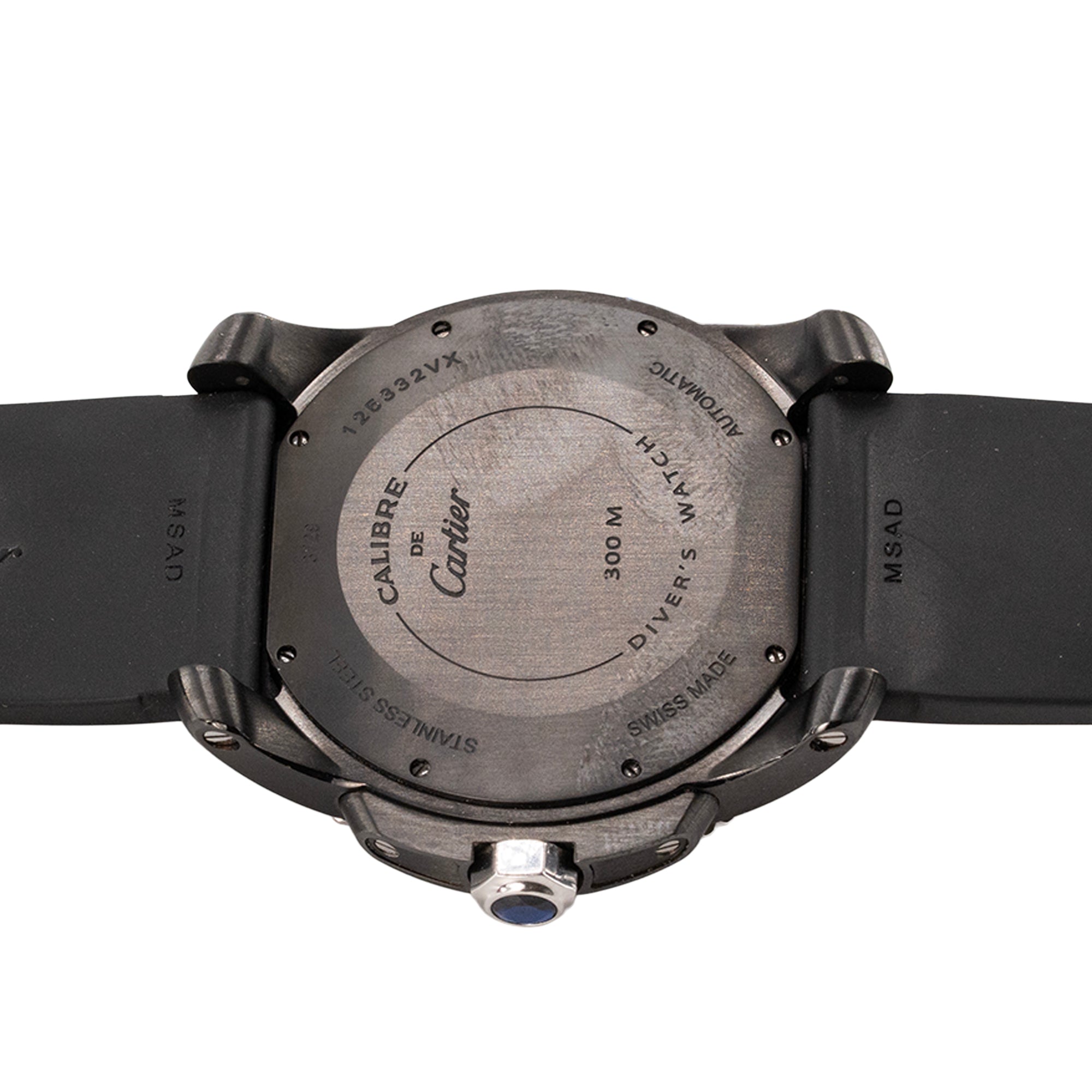 CARTIER - Montre Calibre 42 mm de Cartier en acier noir