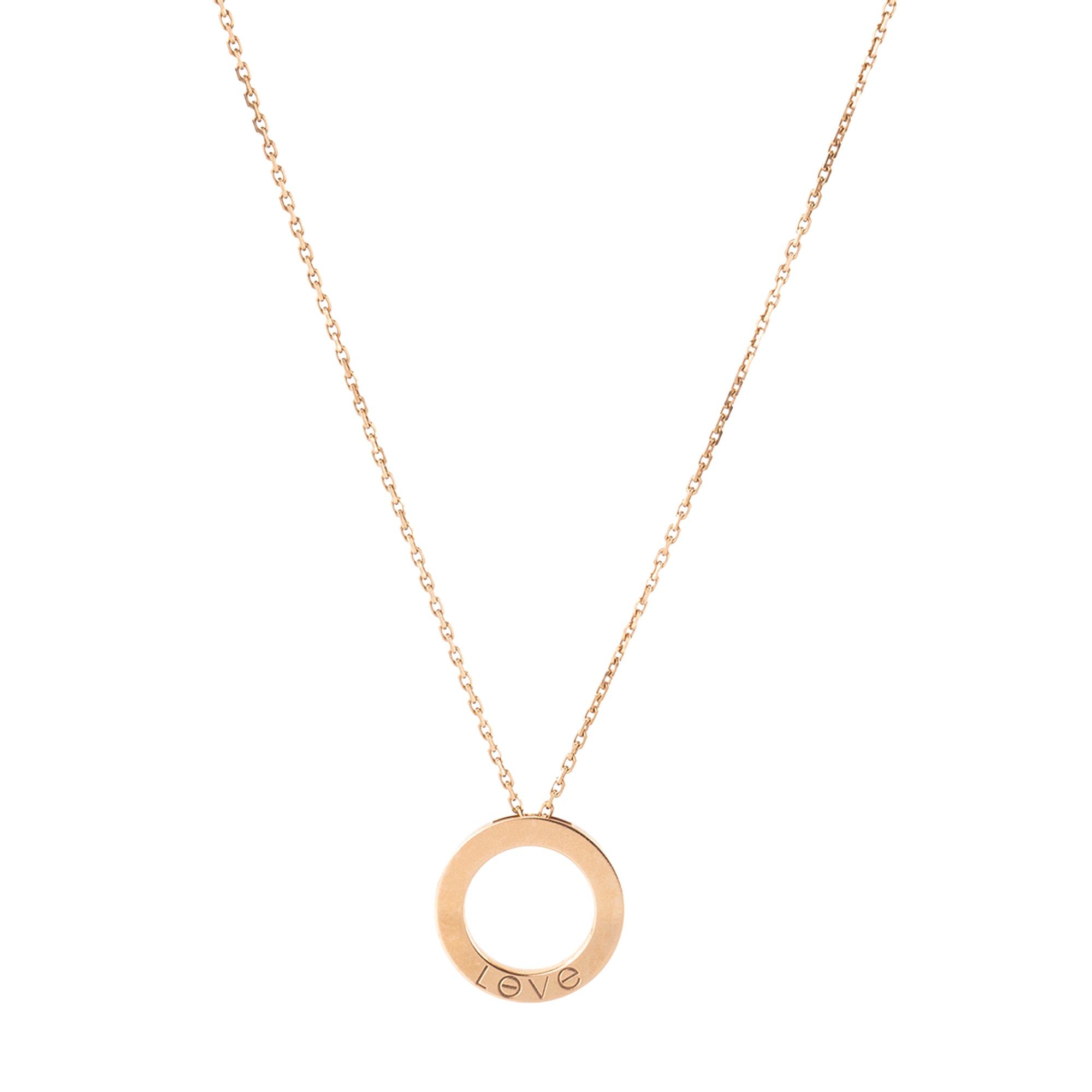 CARTIER - Pendentif Love 3 Diamants Cartier en or jaune
