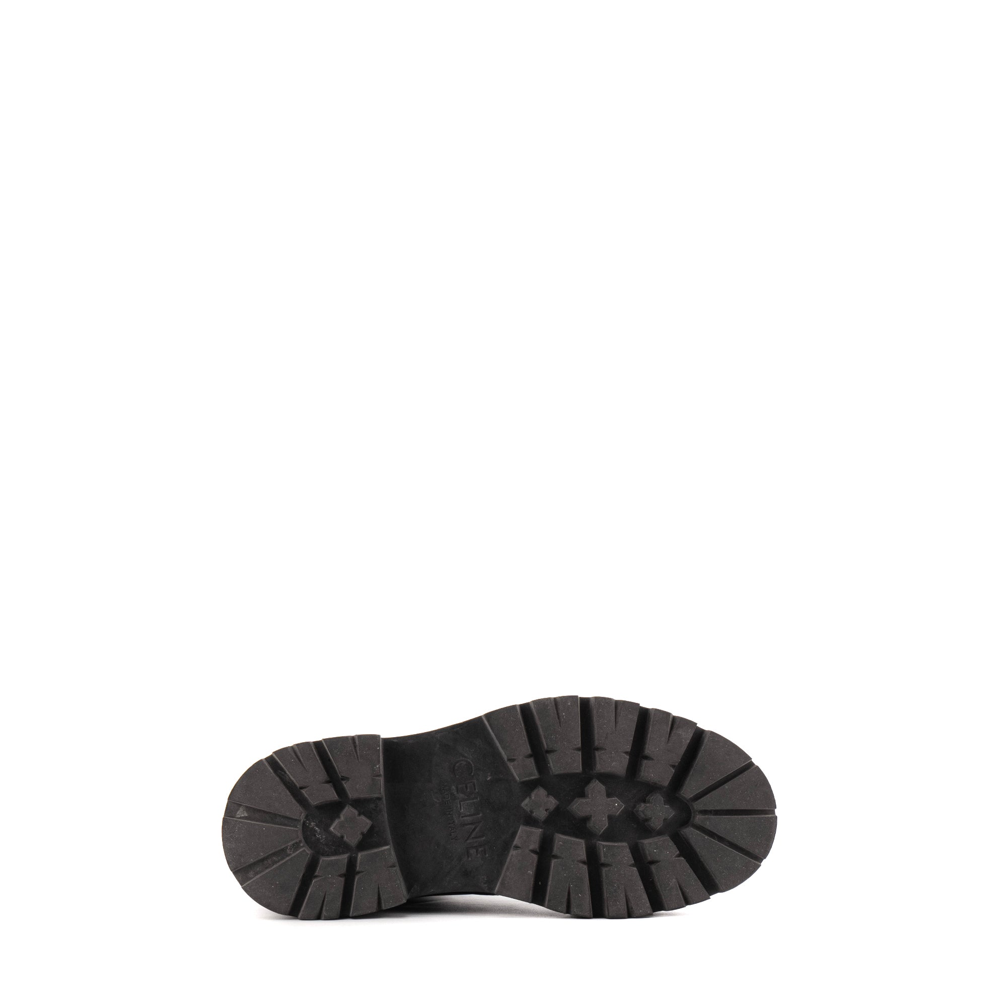 CELINE - Bottines Bulky Celine en cuir lisse noir (T36)