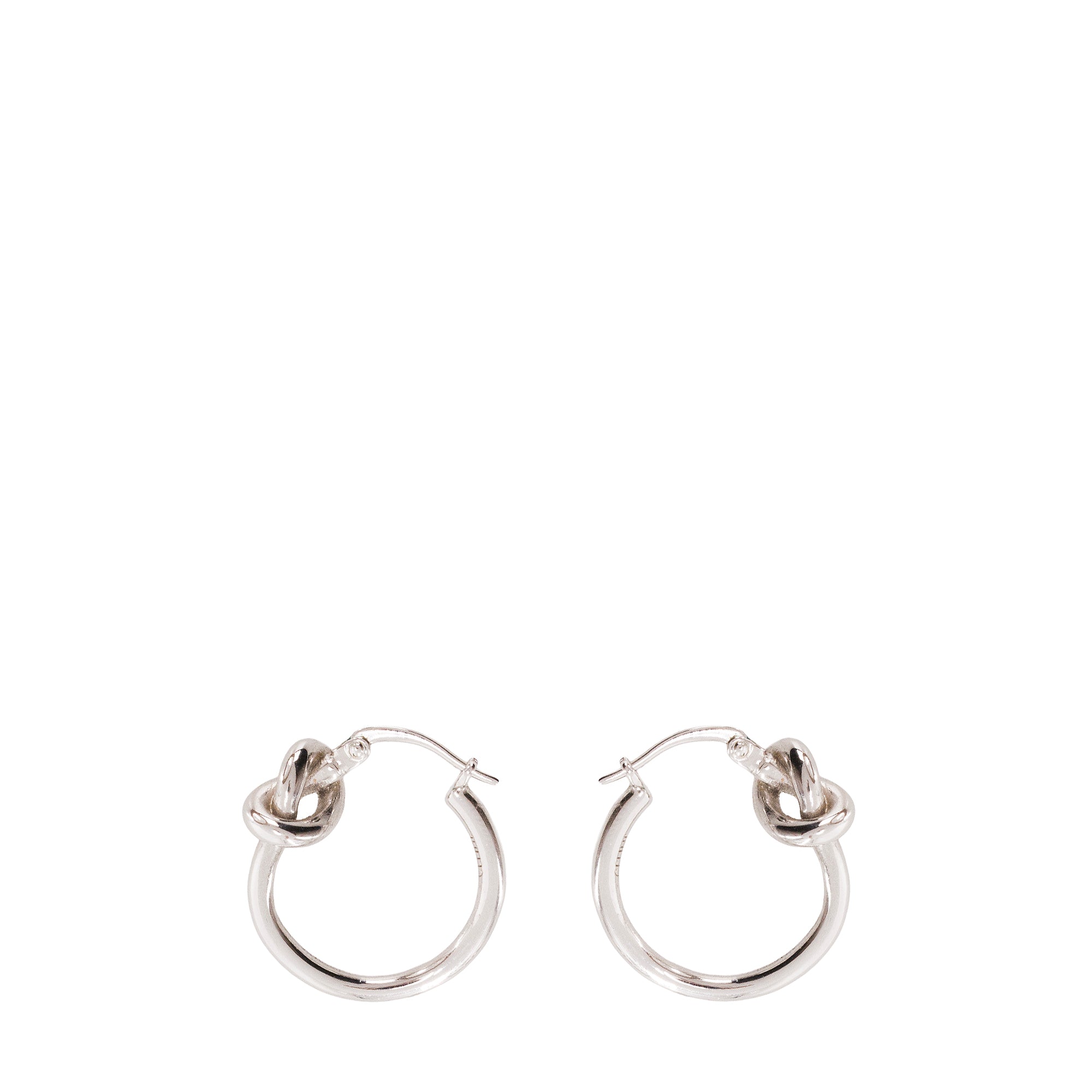 CELINE - Boucles d’oreilles Knot Celine en métal argenté