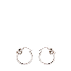 CELINE - Boucles d’oreilles Knot Celine en métal argenté