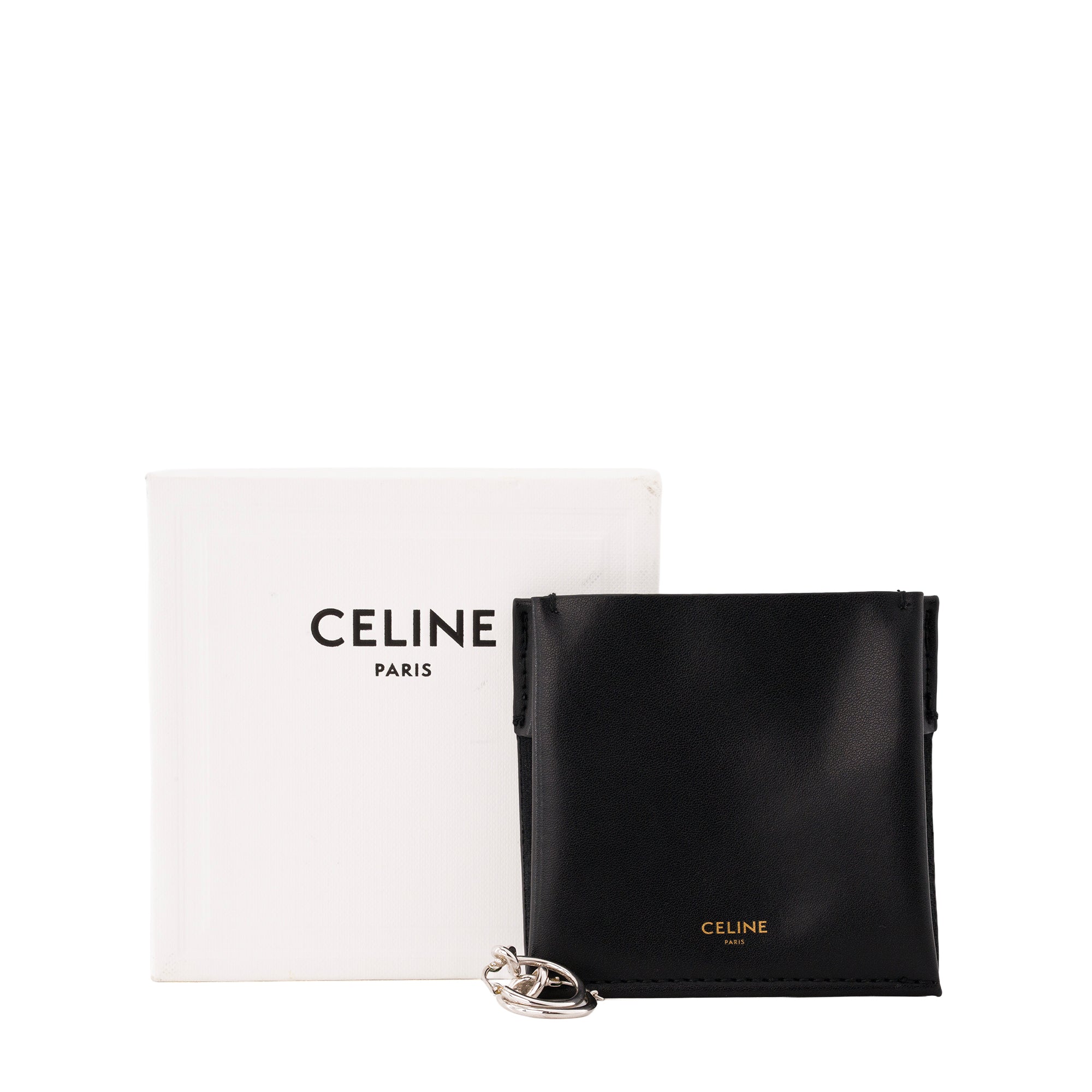 CELINE - Boucles d’oreilles Knot Celine en métal argenté