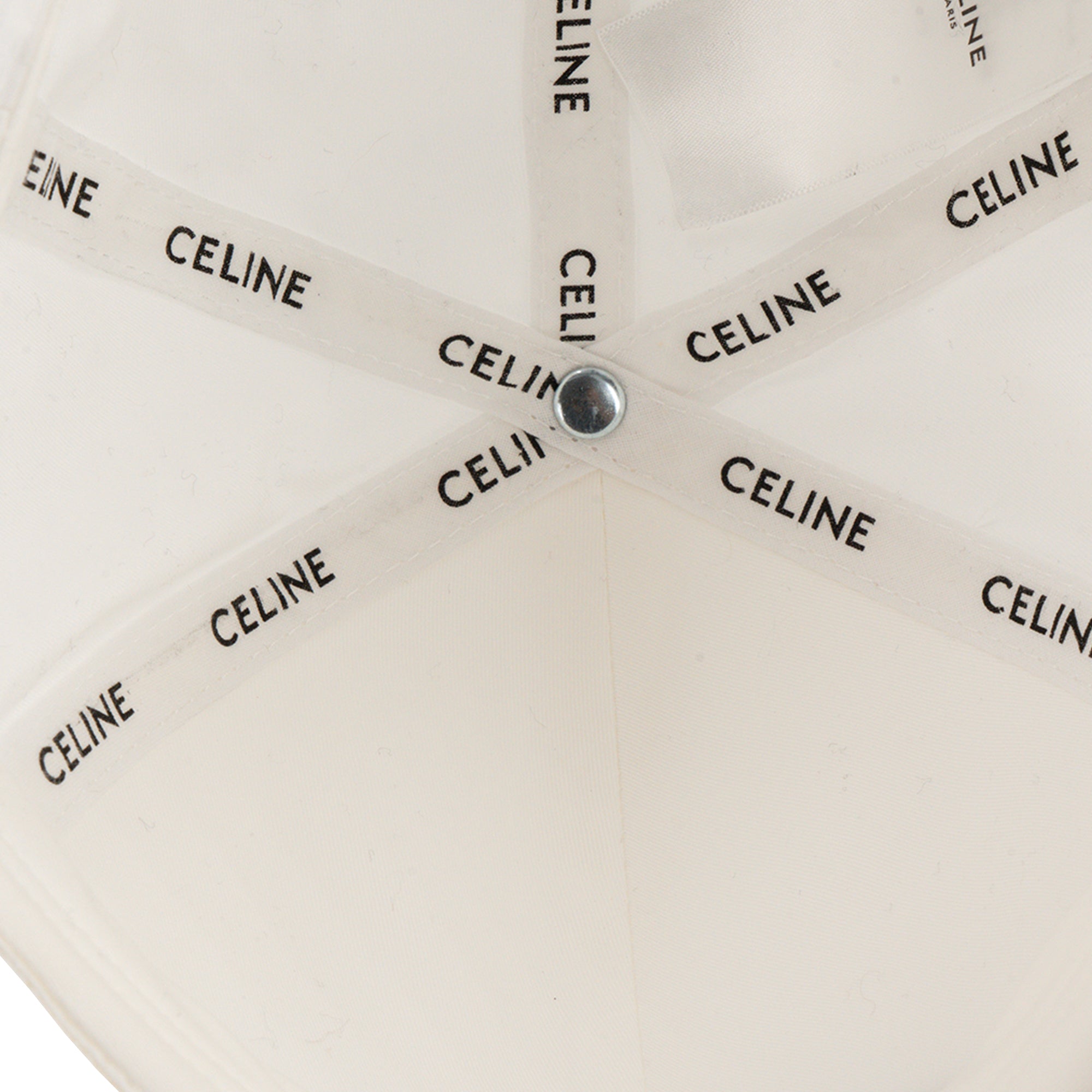 CELINE - Casquette Celine en coton blanc (S)
