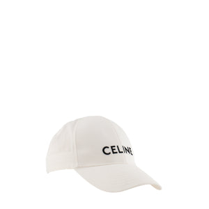 CELINE - Casquette Celine en coton blanc (S)