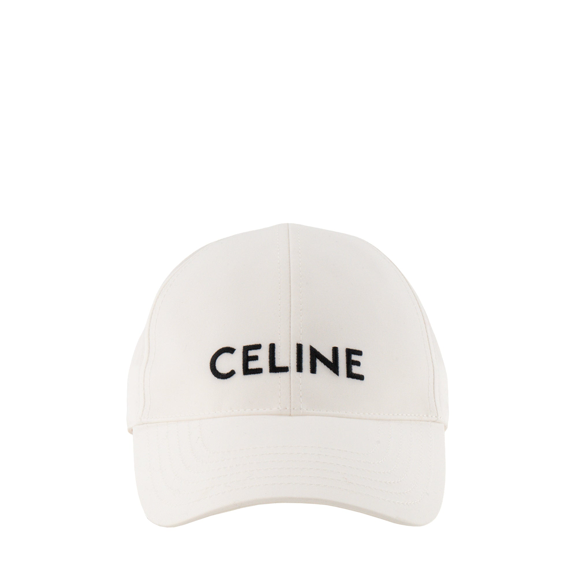 CELINE - Casquette Celine en coton blanc (S)