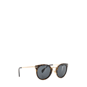 CELINE - Lunettes de soleil Celine écaille de tortue et métal doré