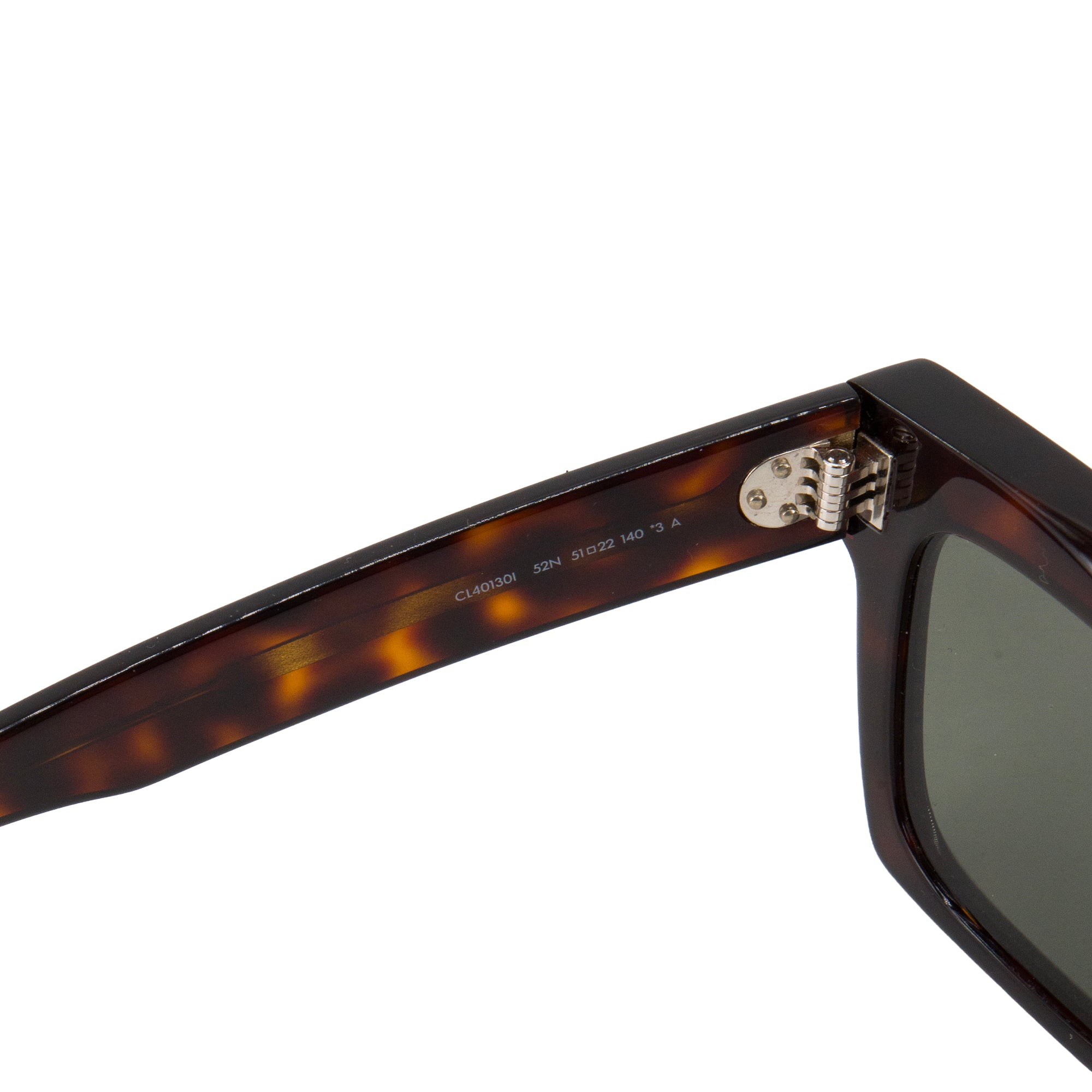 CELINE - Lunettes de soleil Celine en acétate écailles de tortue marron