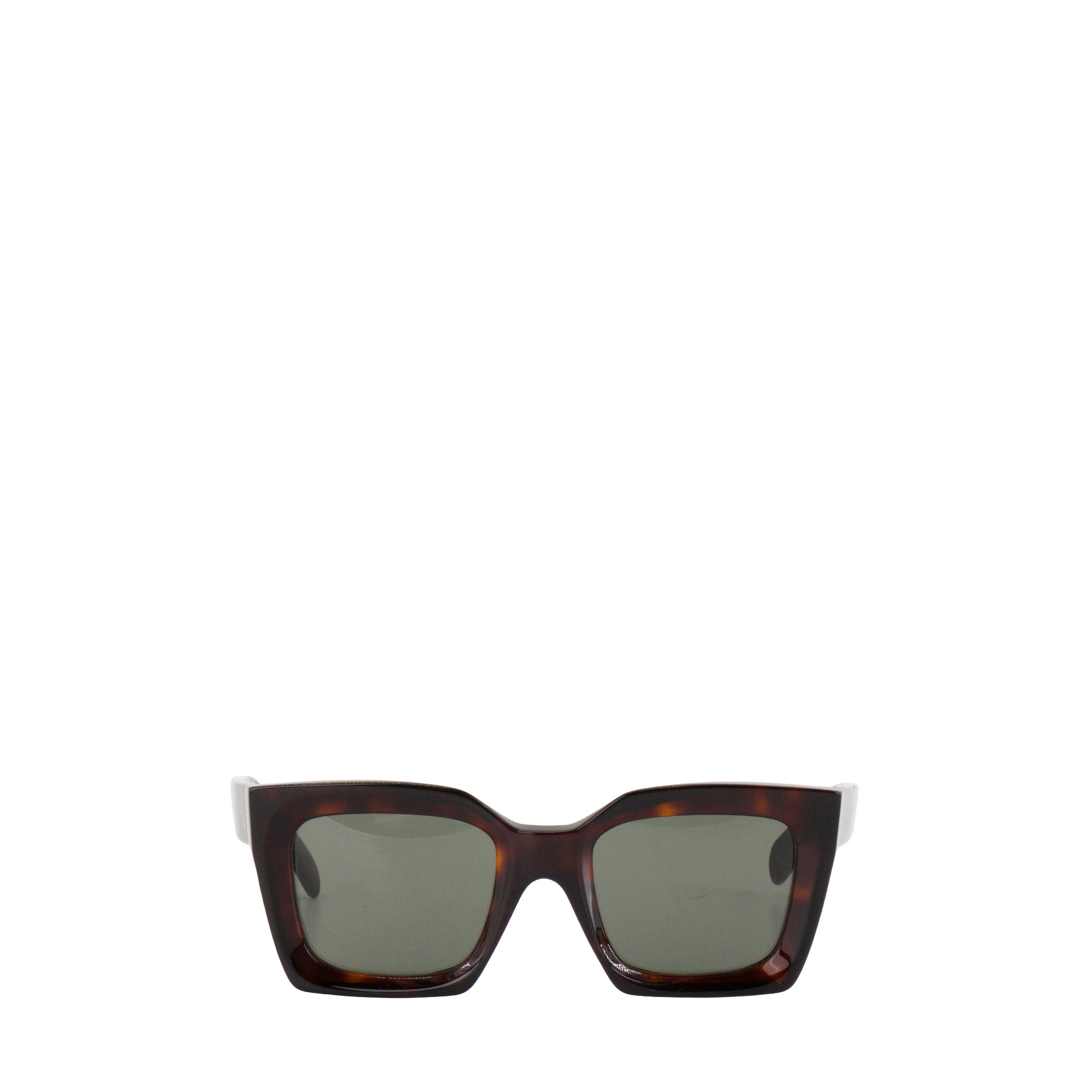 CELINE - Lunettes de soleil Celine en acétate écailles de tortue marron