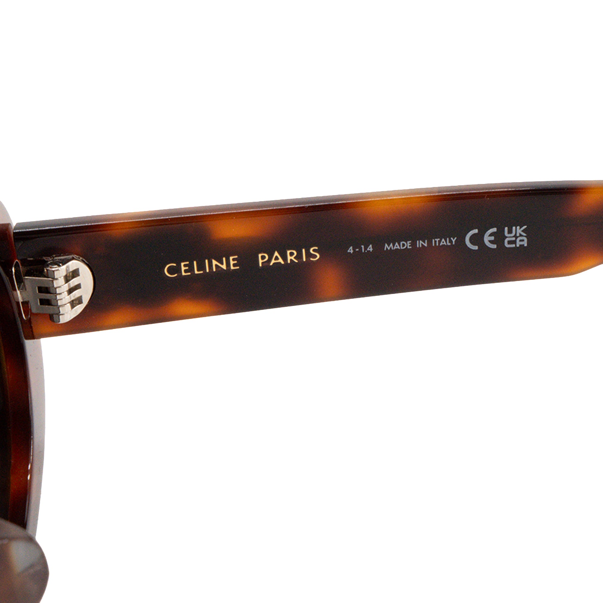 CELINE - Lunettes de soleil Celine en plastique marron
