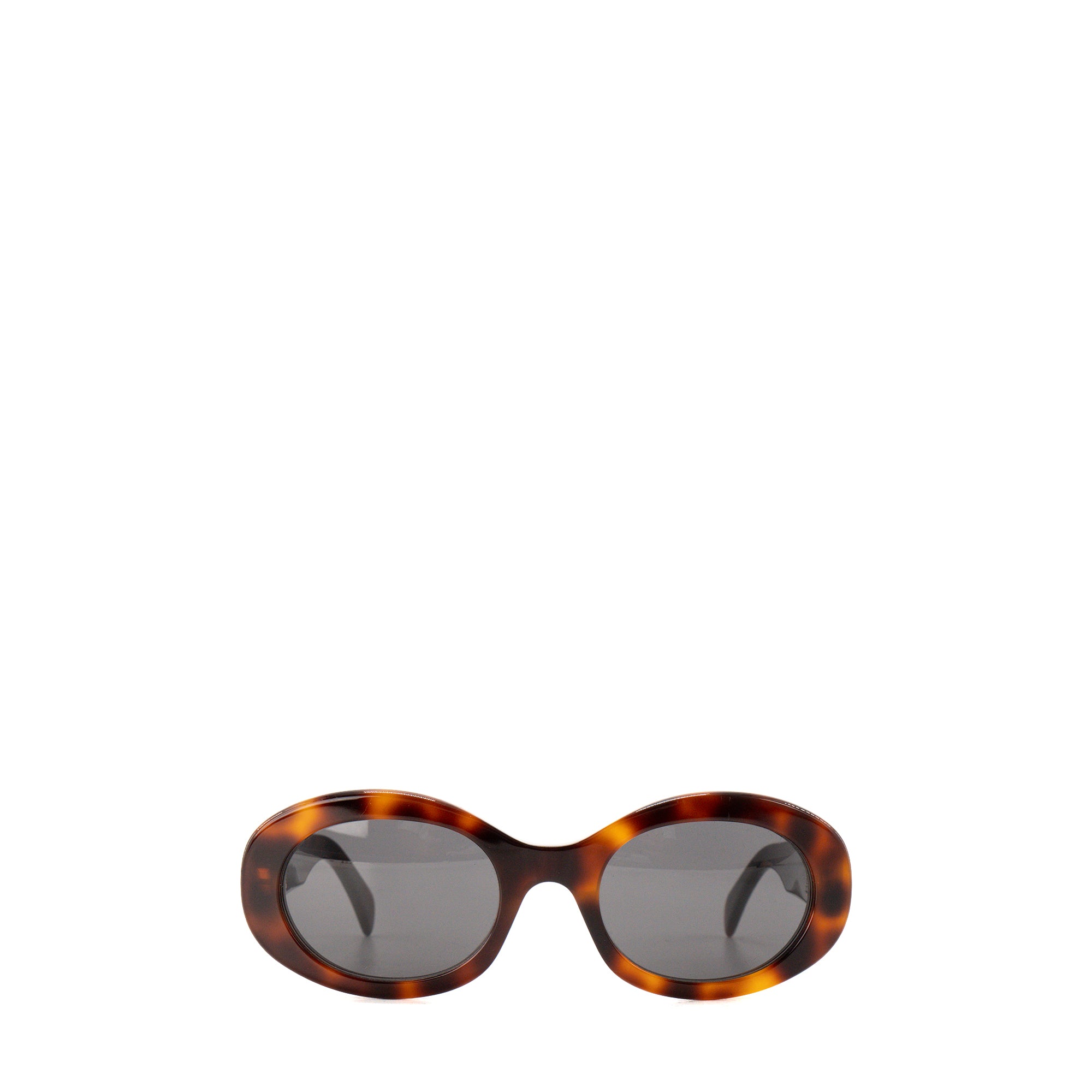 CELINE - Lunettes de soleil Celine en plastique marron