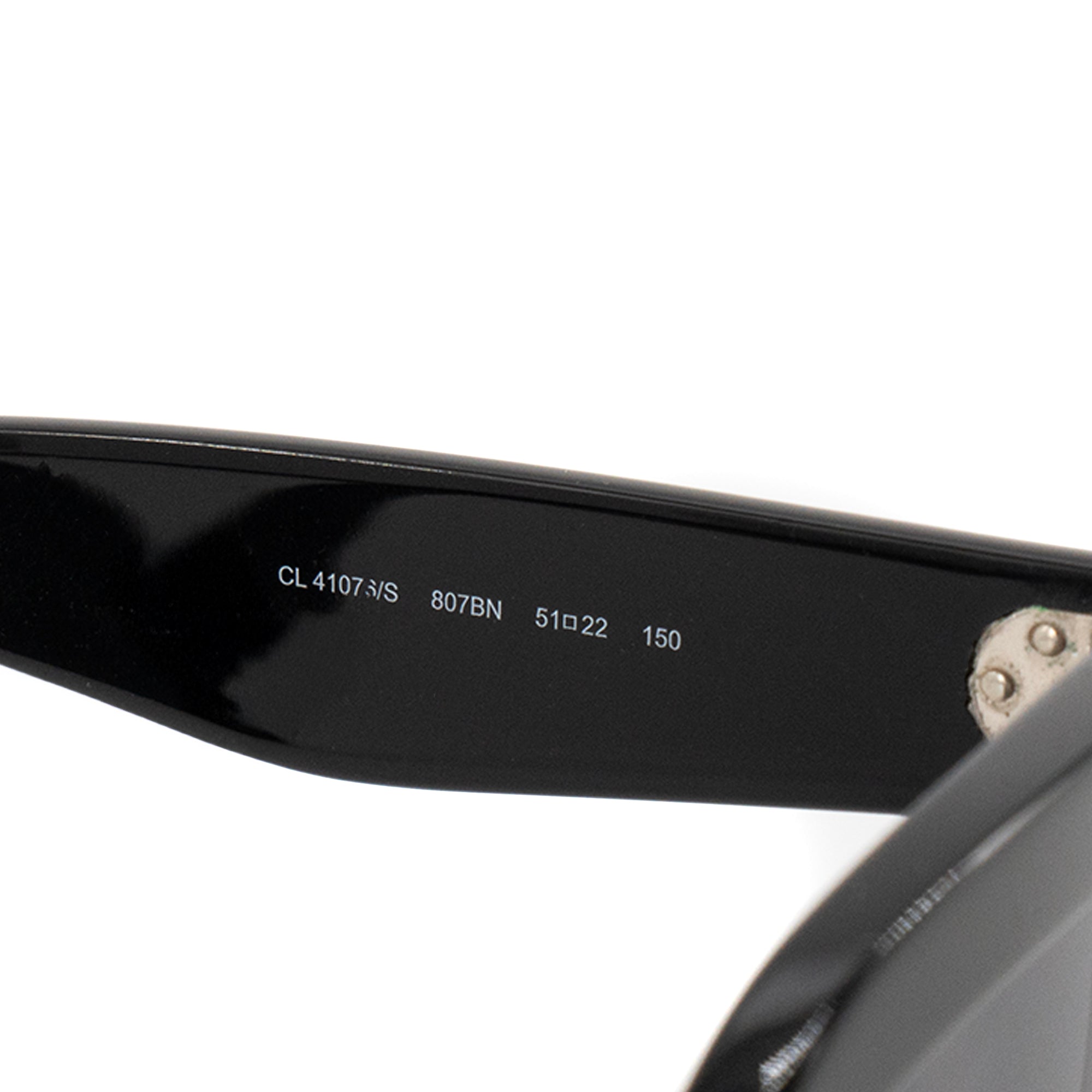 CELINE - Lunettes de soleil Celine en plastique noir