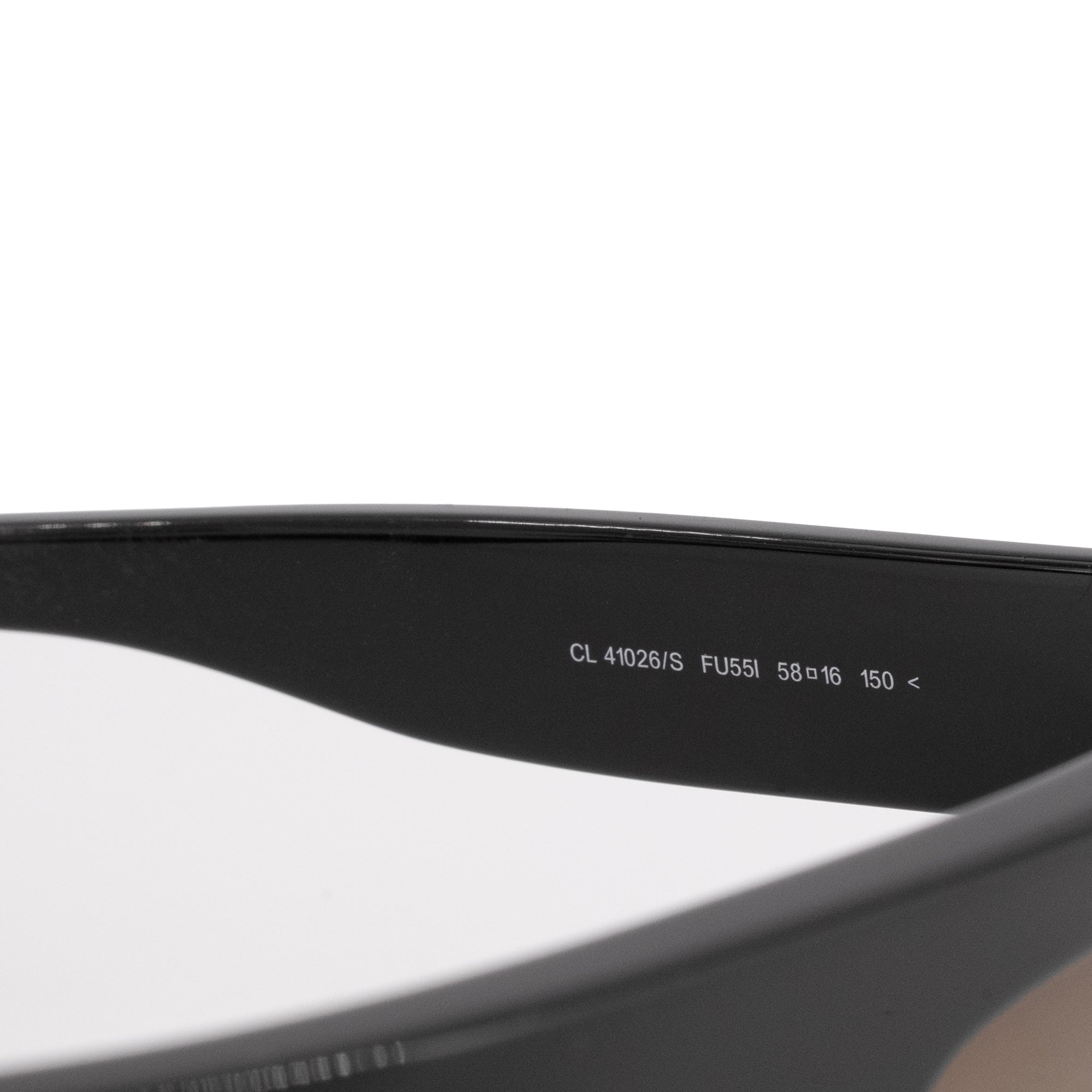 CELINE - Lunettes de soleil Shadow en plastique noir et marron