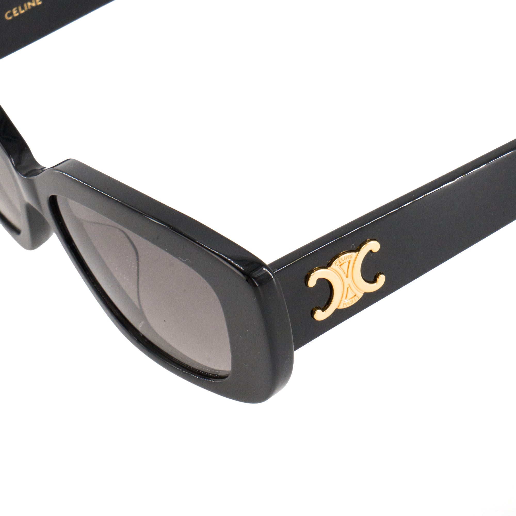 CELINE - Lunettes de soleil Triomphe 15 Celine en acétate noir