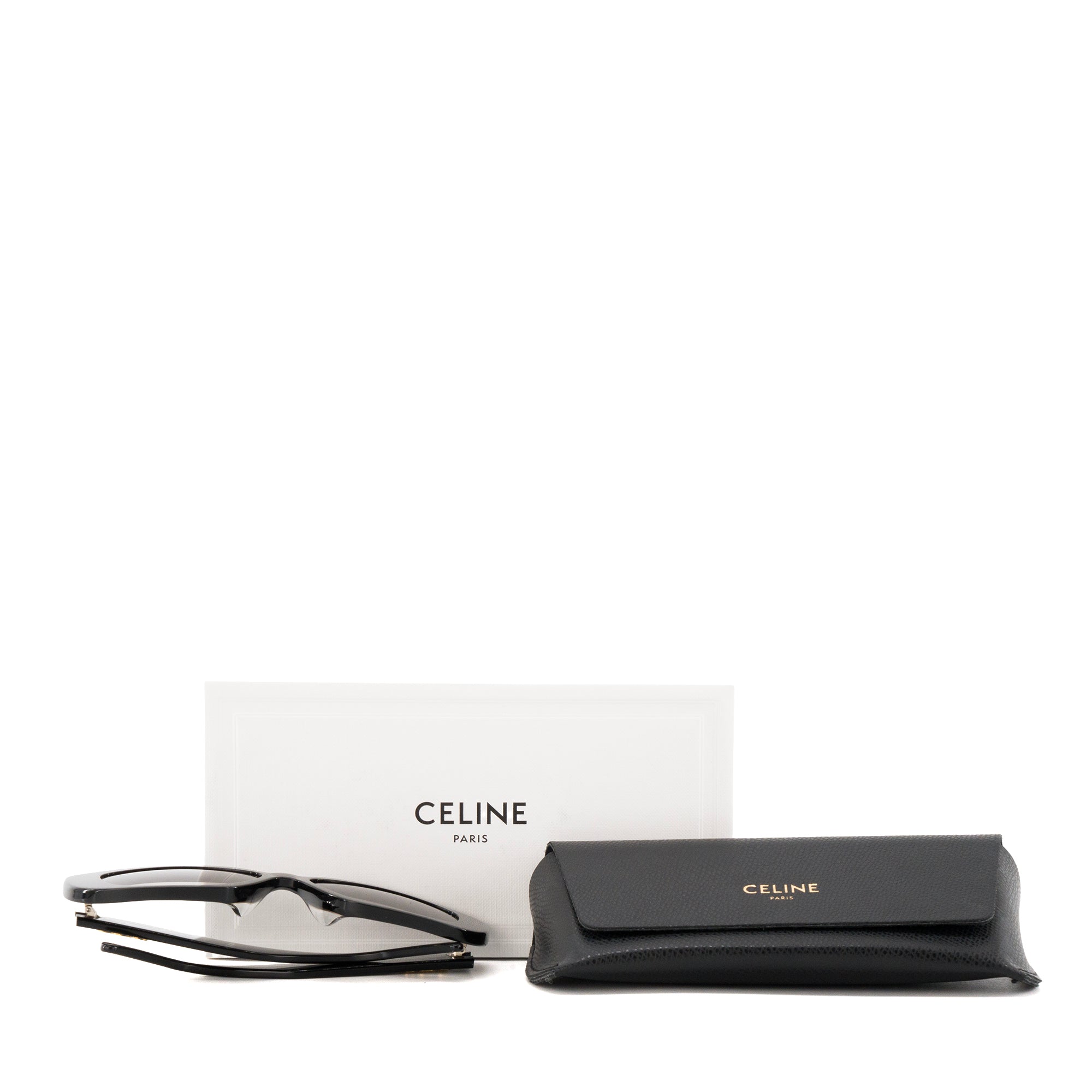 CELINE - Lunettes de soleil Triomphe 15 Celine en acétate noir