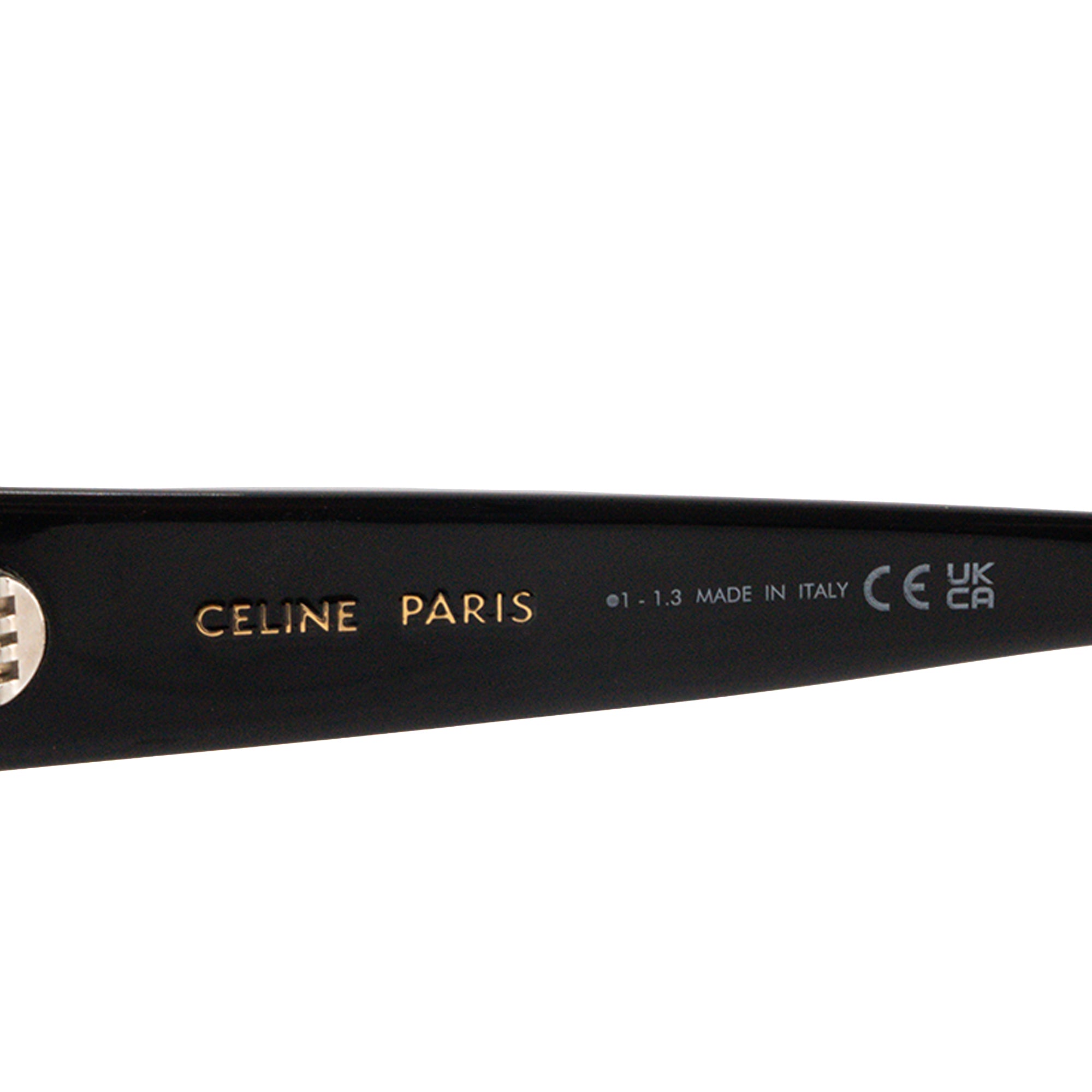CELINE - Lunettes de soleil Triomphe Celine en acétate noire