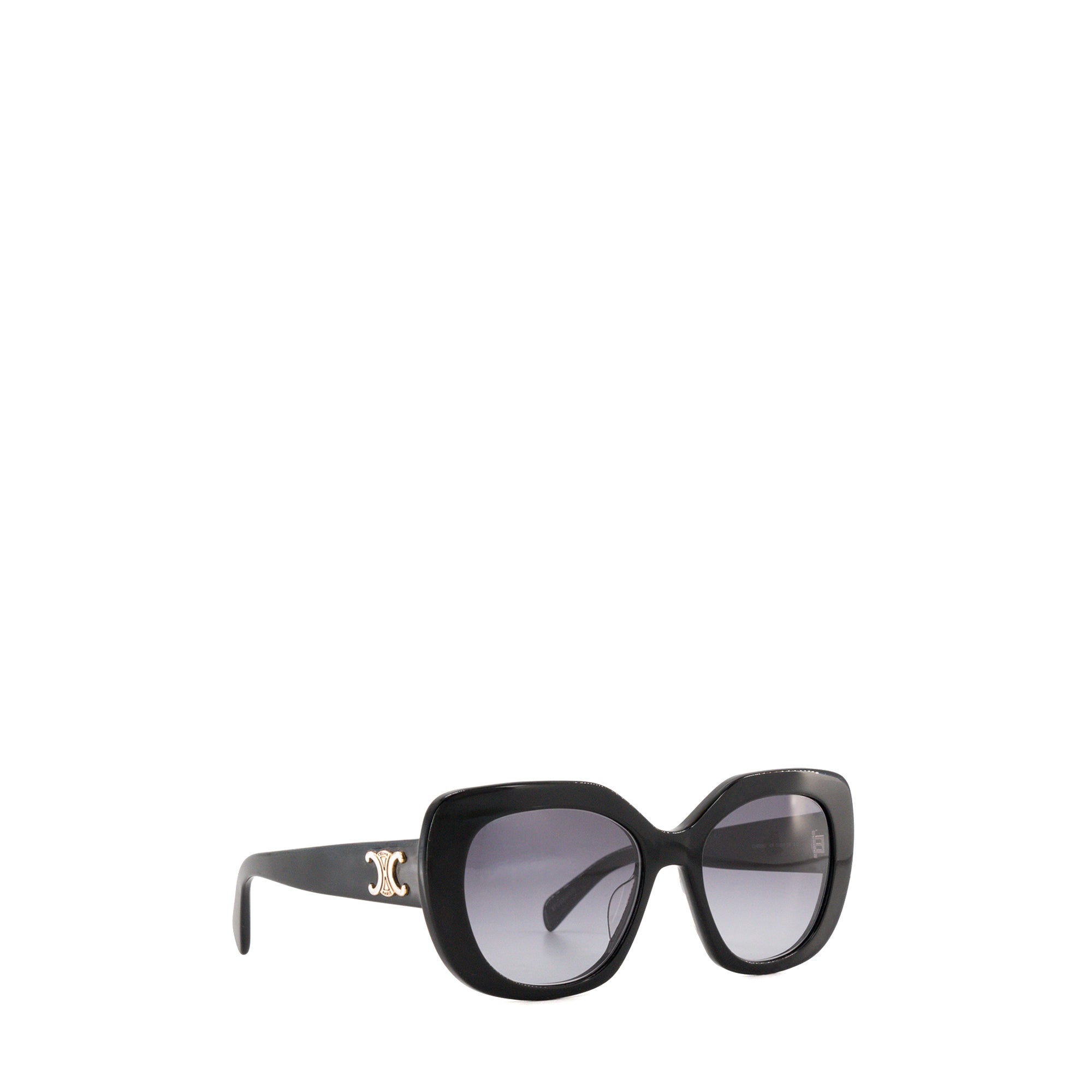 CELINE - Lunettes de soleil Triomphe Celine en acétate noire