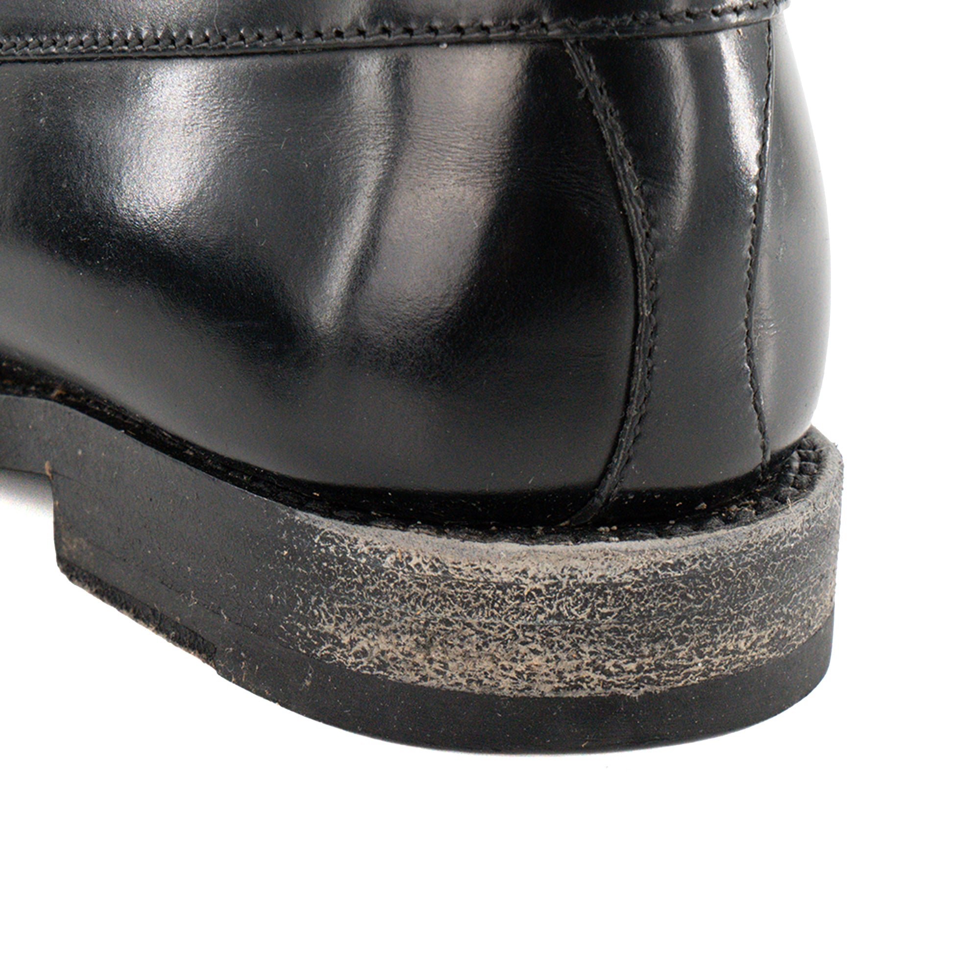 CELINE - Mocassins Triomphe Celine en cuir noir (T39)