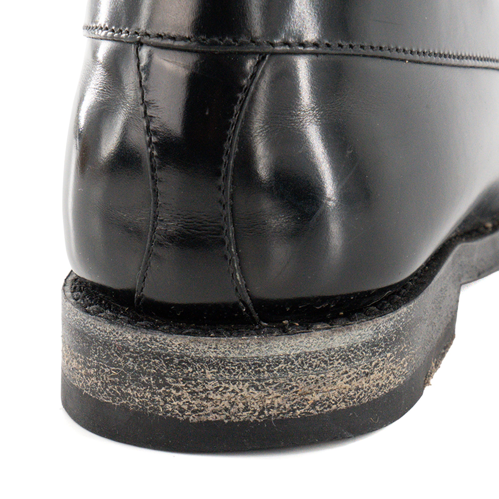 CELINE - Mocassins Triomphe Celine en cuir noir (T39)