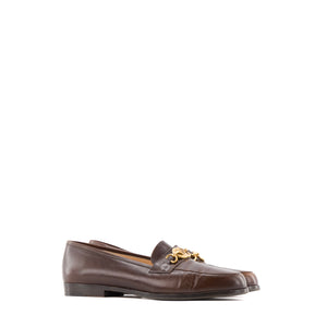 CELINE - Mocassins Celine en cuir marron vintage (T38)